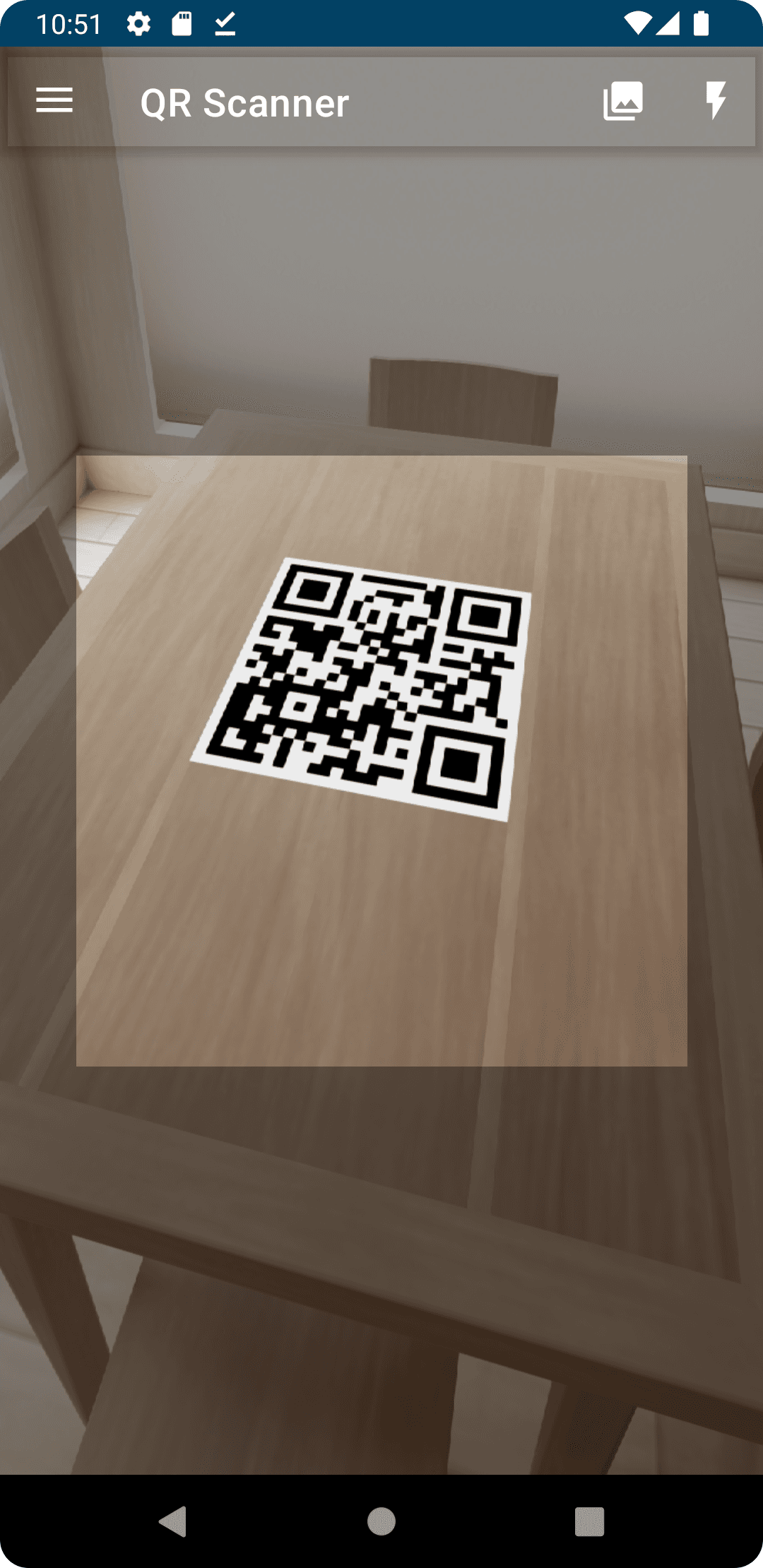 Скриншот 1 — Сканер QR кодов (PFA)