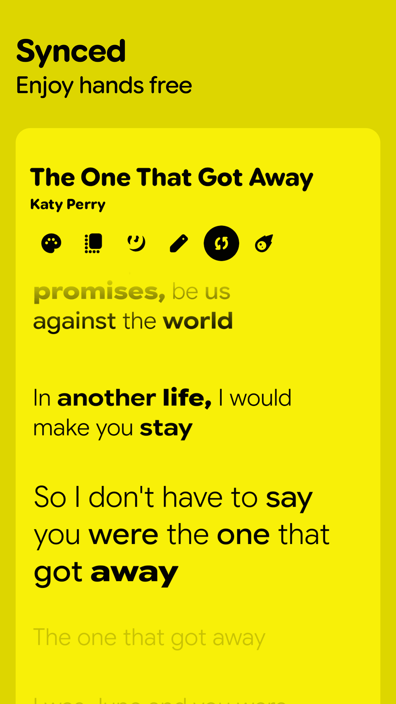 Скриншот 4 — Rush - Lyrics App