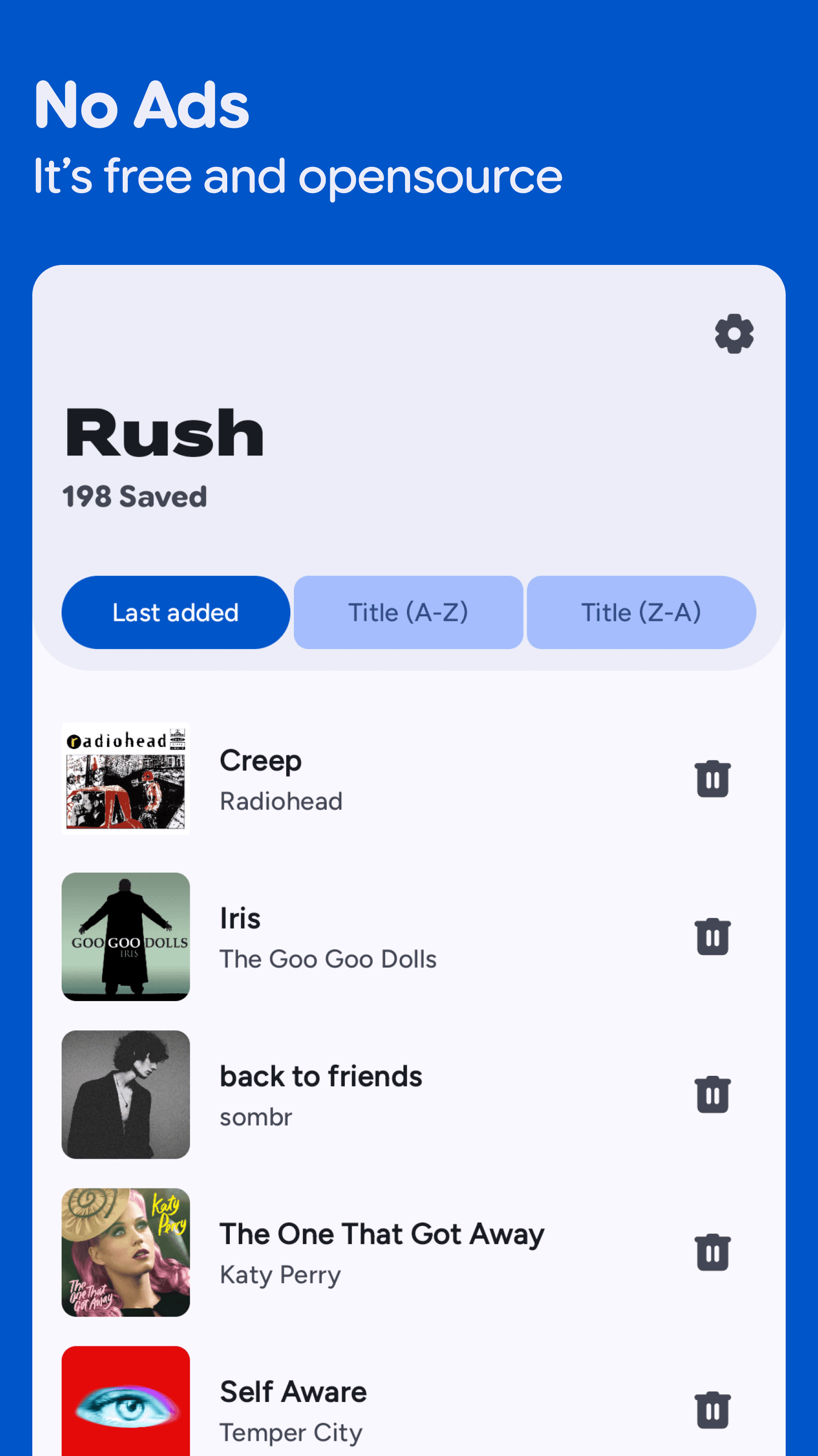 Скриншот 6 — Rush - Lyrics App