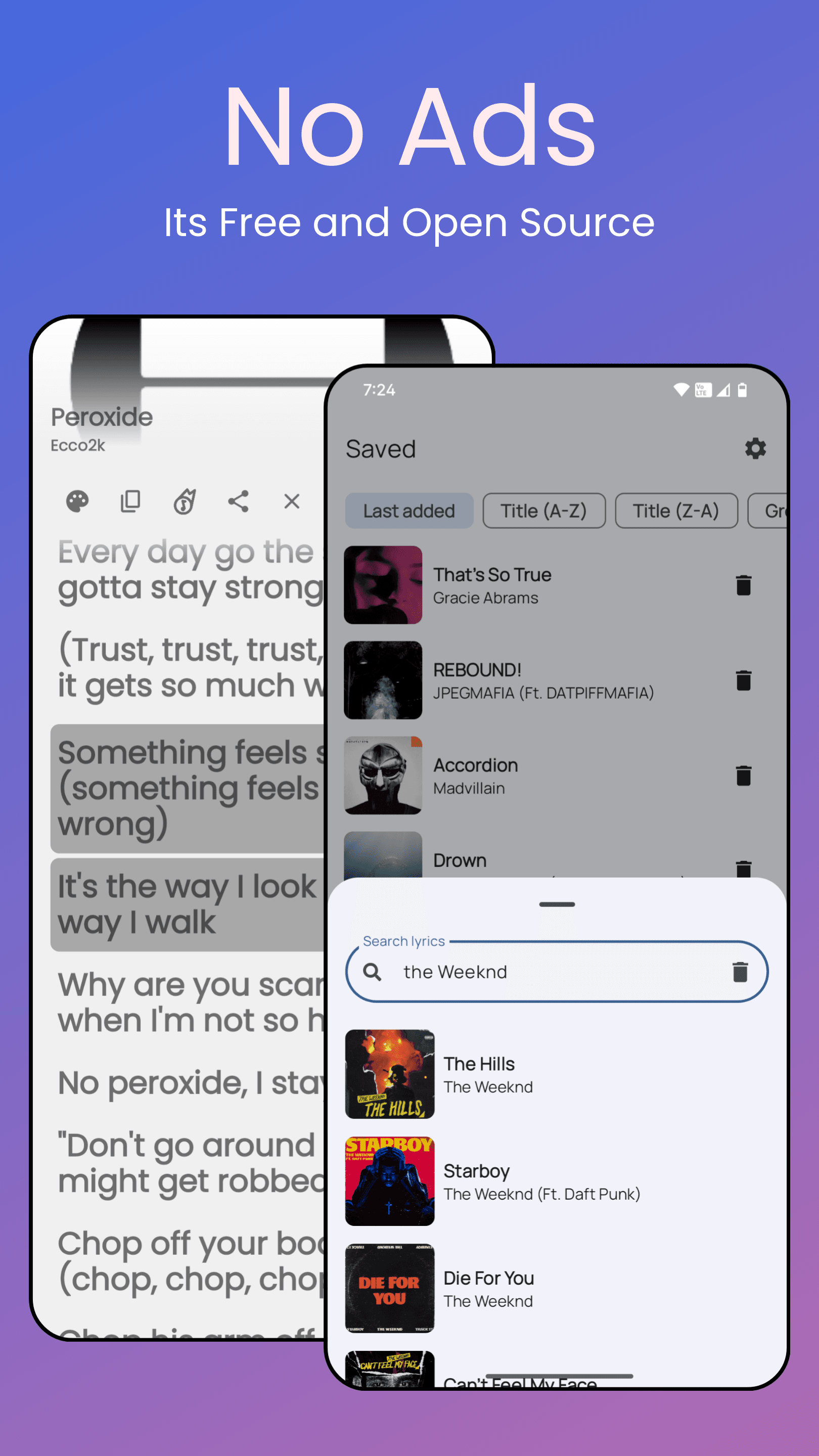Скриншот 7 — Rush - Lyrics App