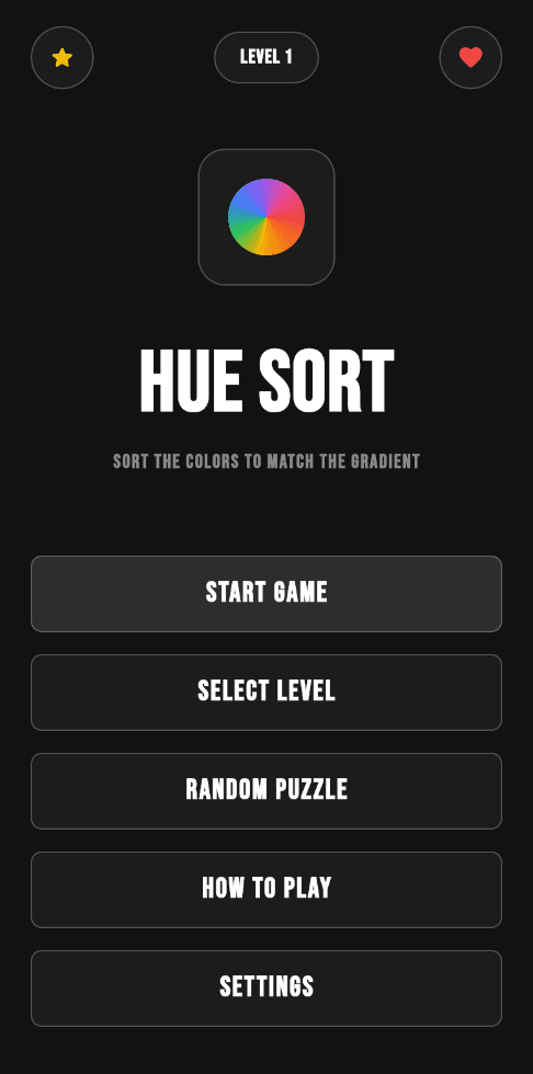 Скриншот 1 — Hue Sort