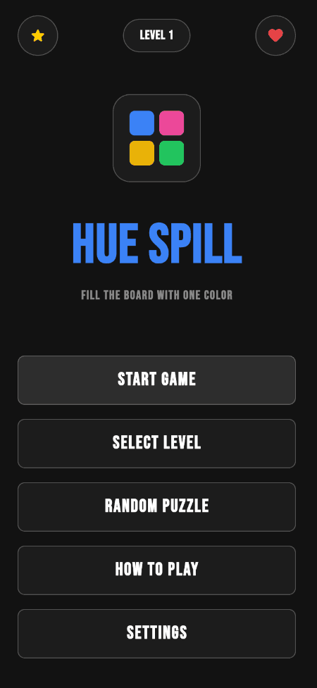 Скриншот 1 — Hue Spill