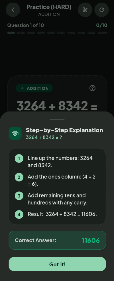 Скриншот 3 — Learn Math