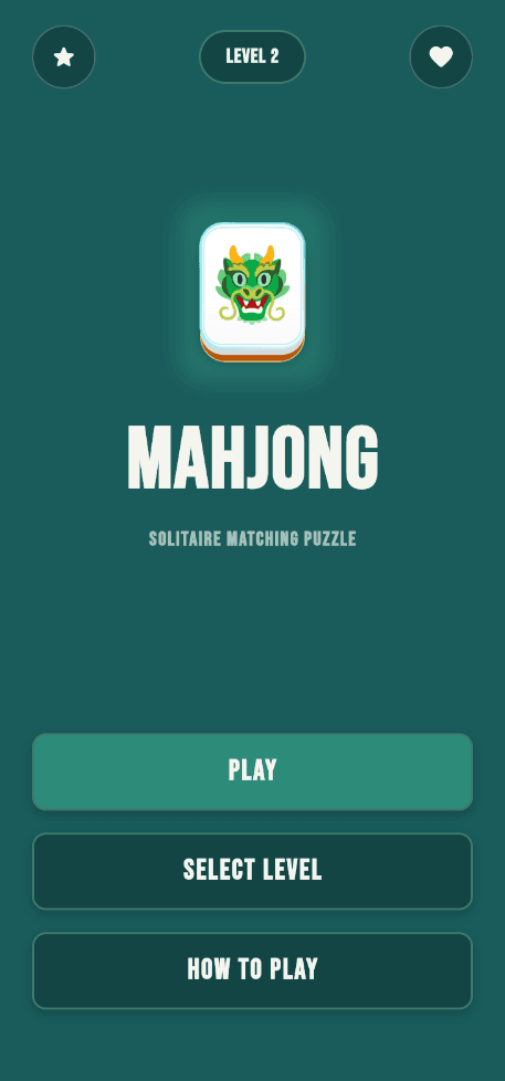 Скриншот 1 — Mahjong Solitaire