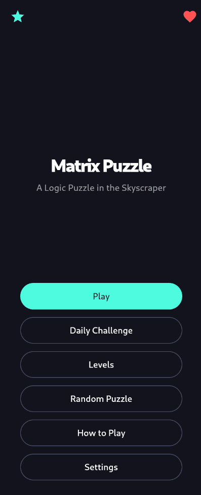 Скриншот 1 — Matrix Puzzle
