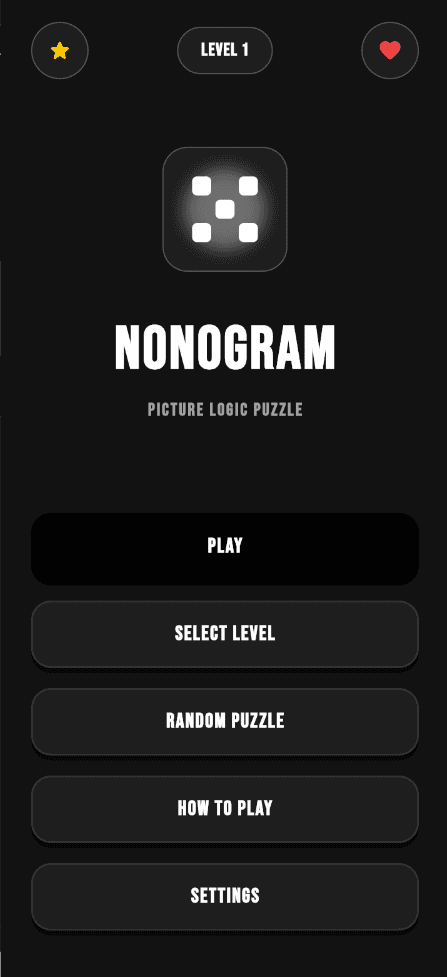 Скриншот 1 — Nonogram