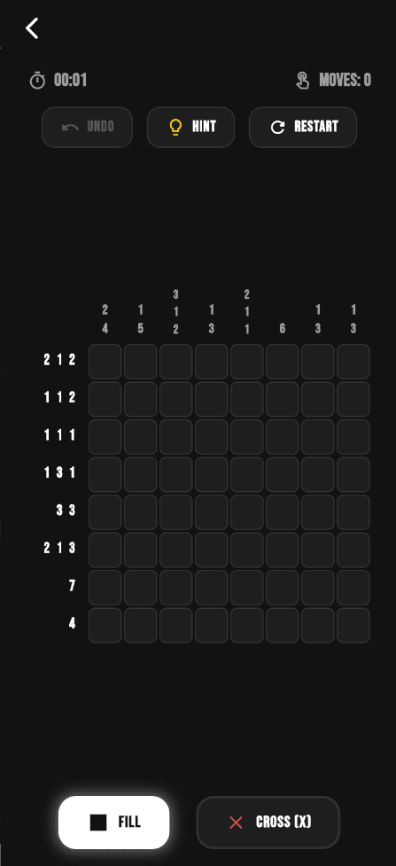 Скриншот 2 — Nonogram