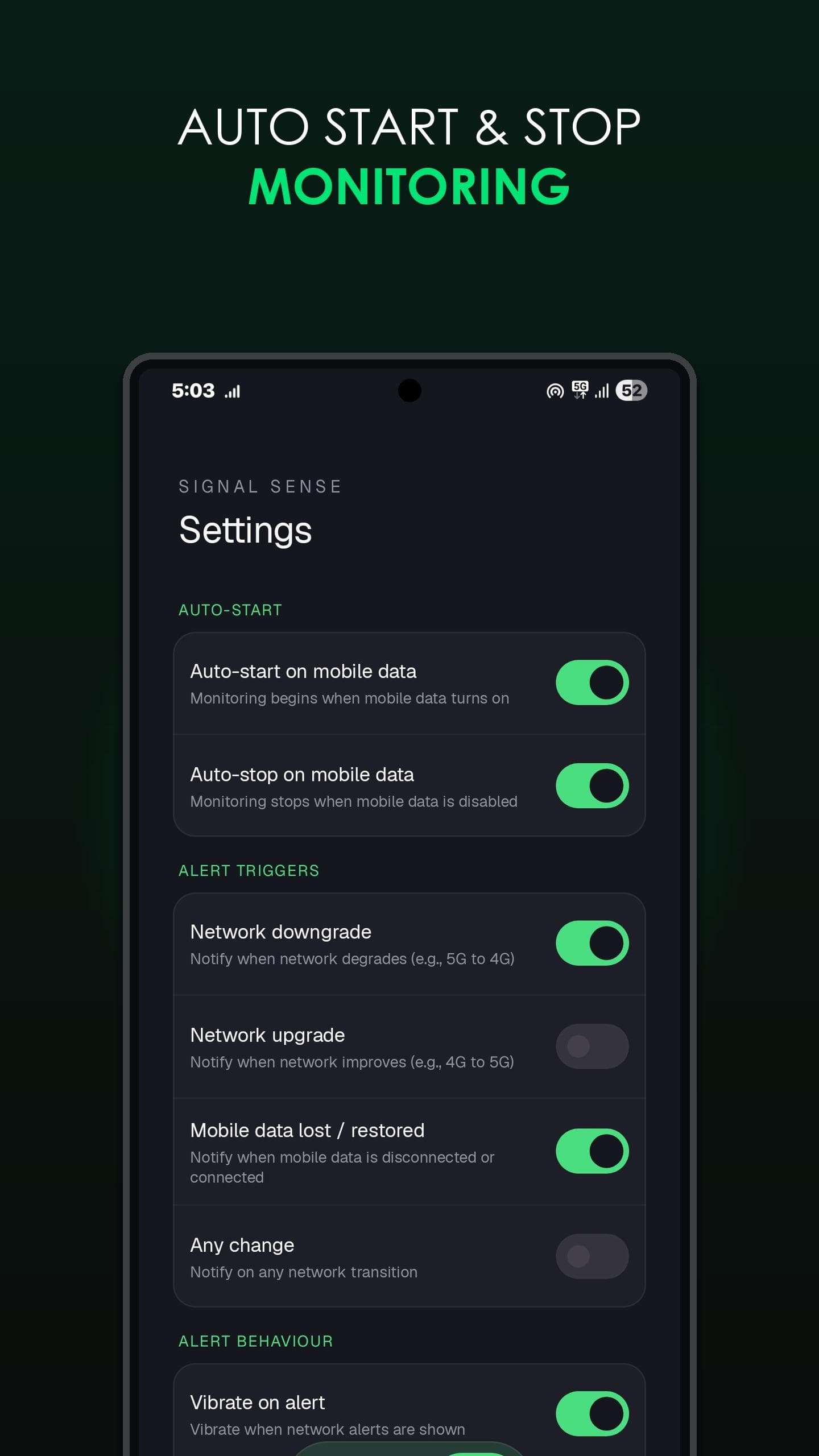 Скриншот 3 — SignalSense – Network Switch Alerts