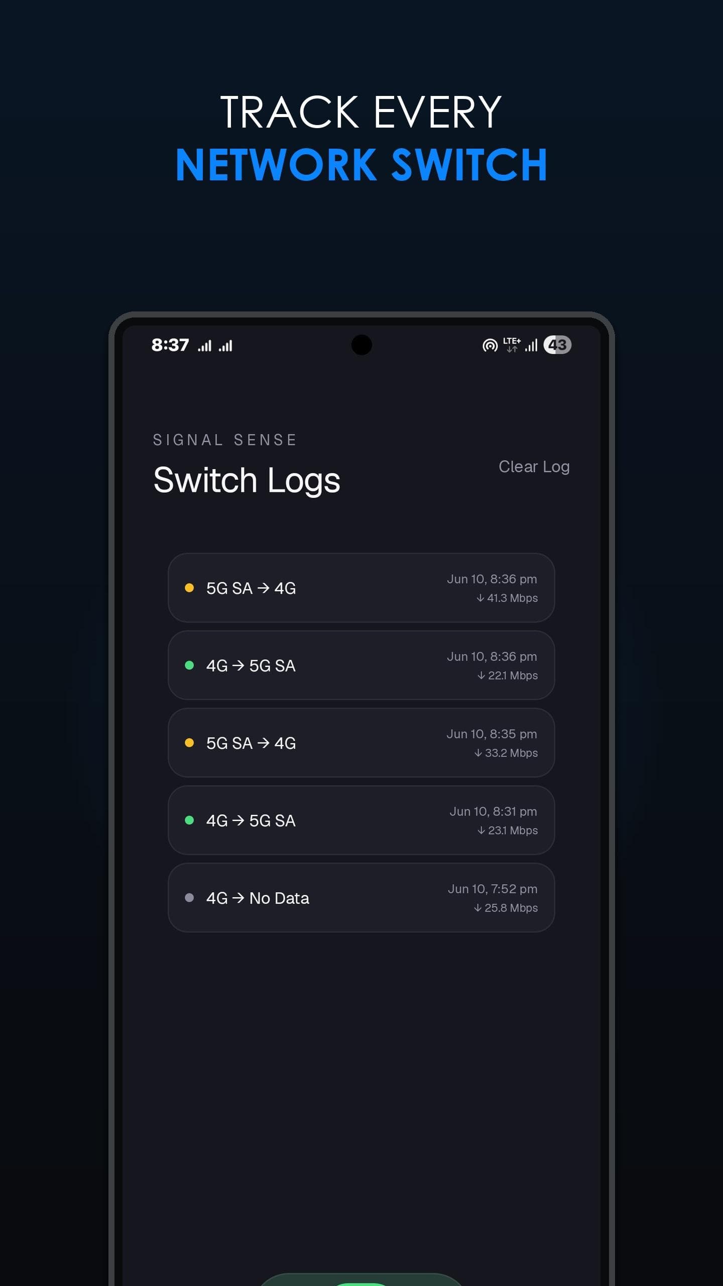 Скриншот 5 — SignalSense – Network Switch Alerts