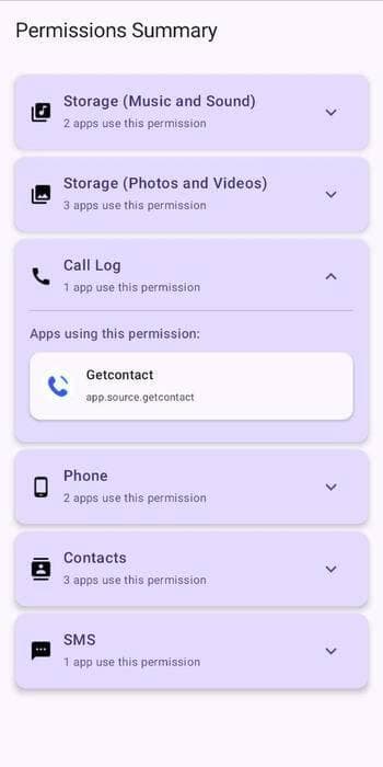 Скриншот 3 — Permissions Summary