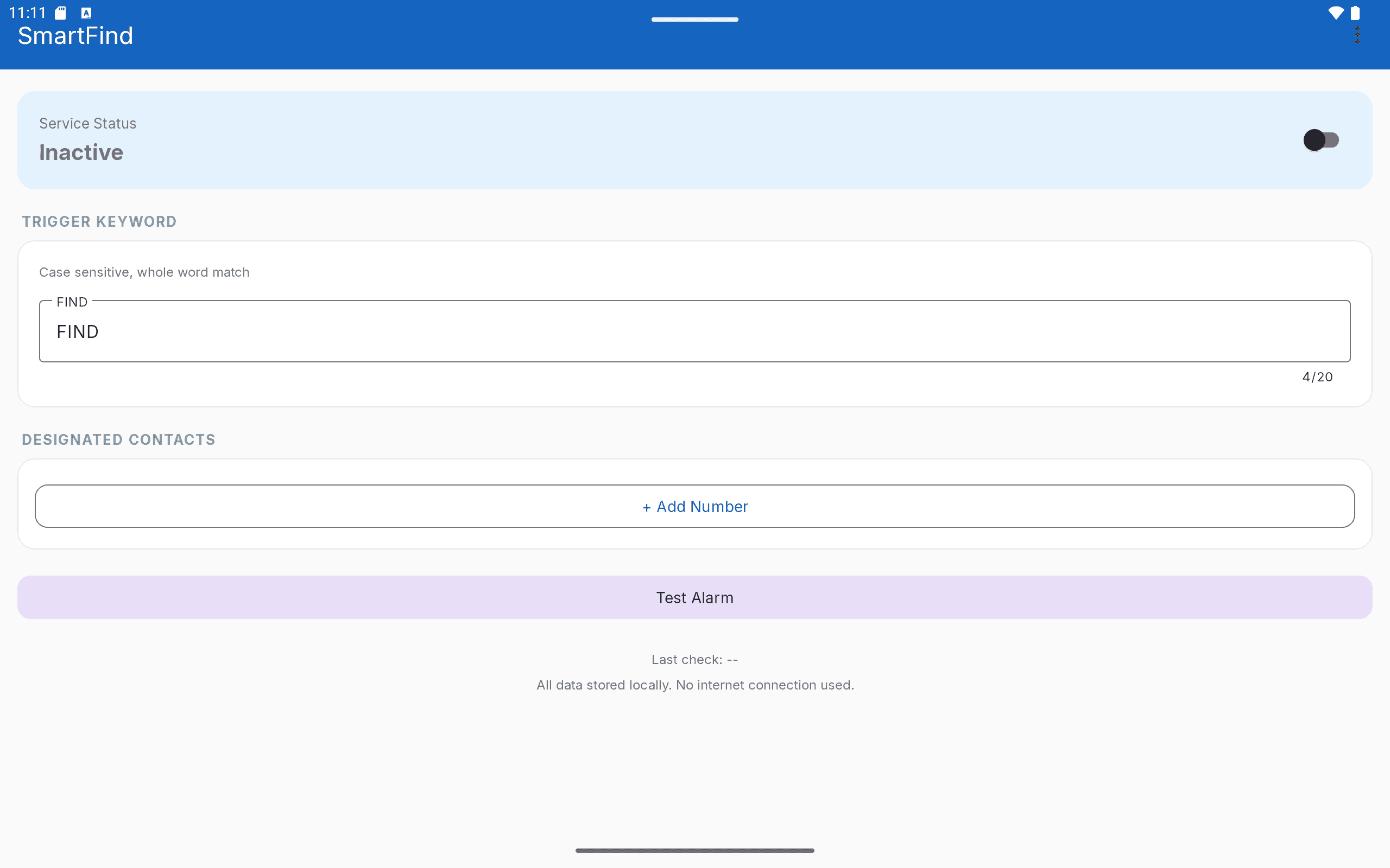 Скриншот 1 — SmartFind