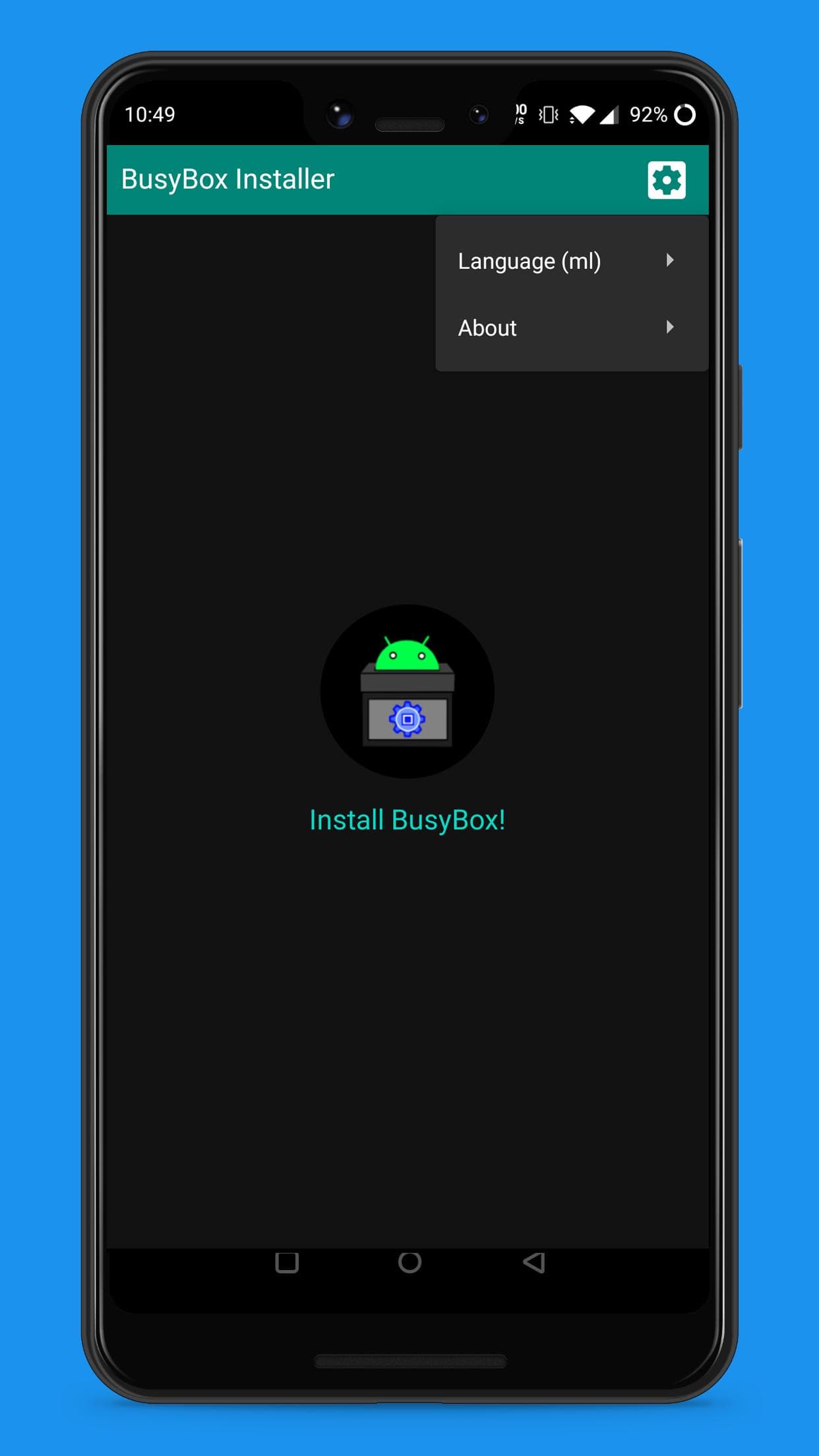Скриншот 1 — BusyBox Installer
