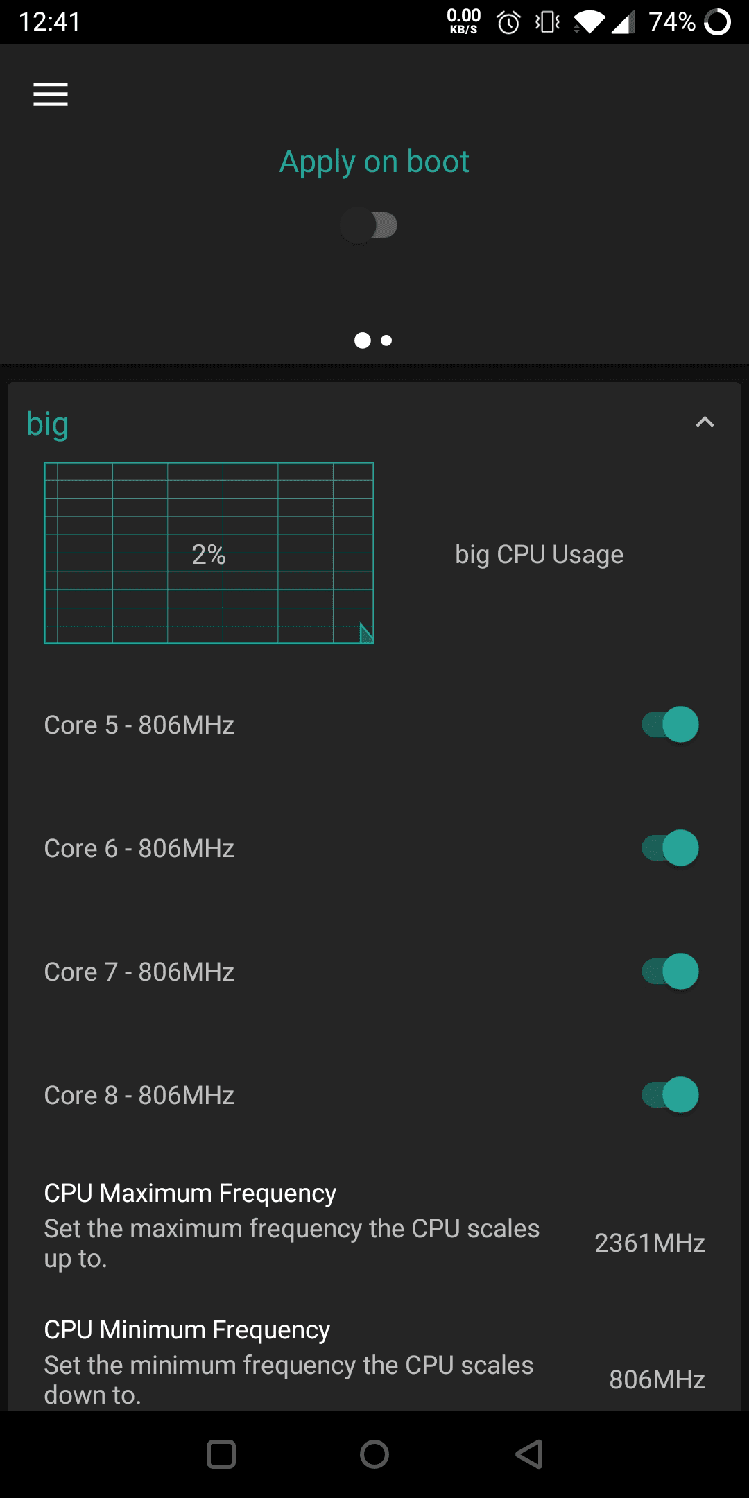 Скриншот 3 — SmartPack-Kernel Manager