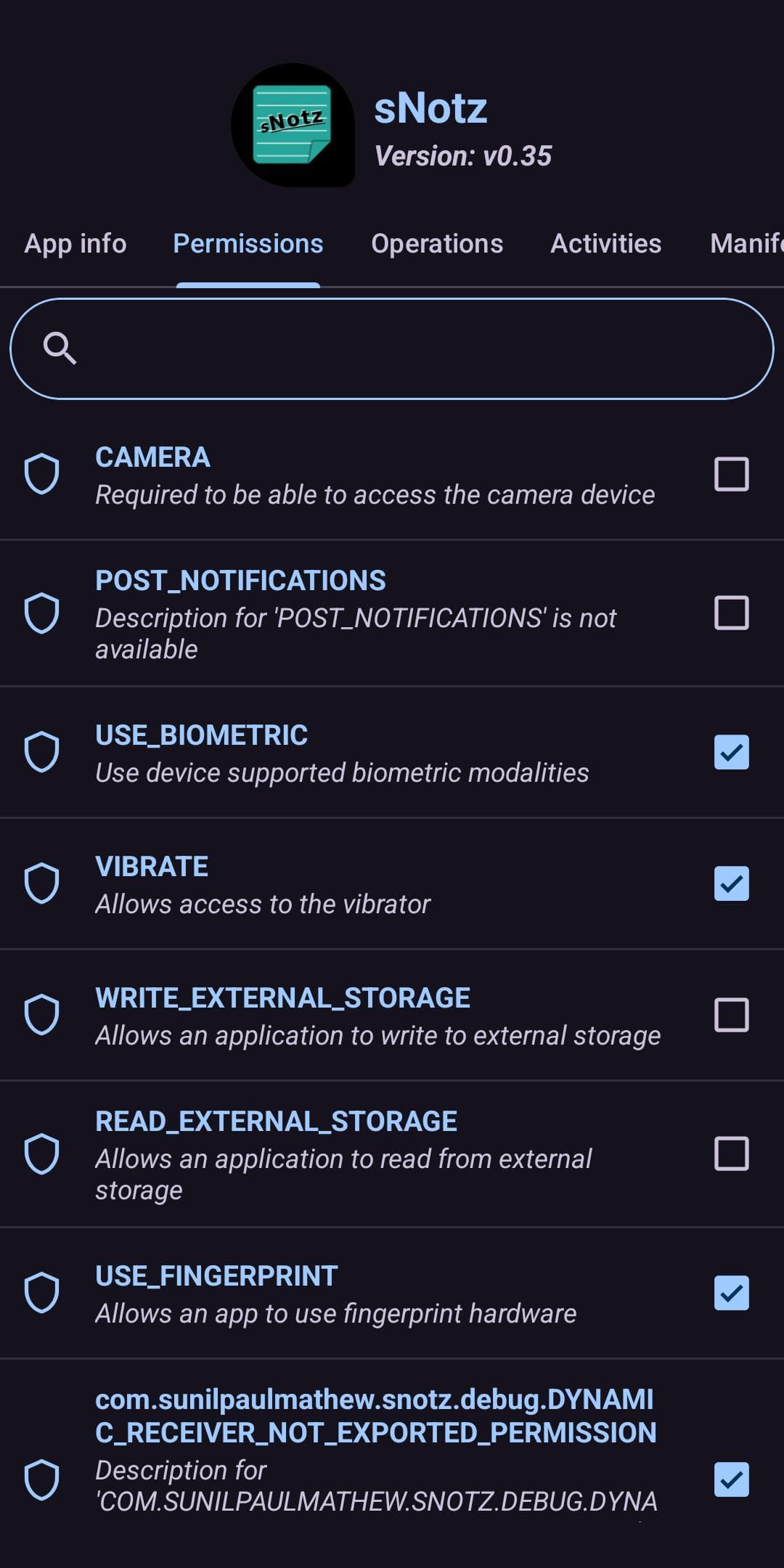 Скриншот 3 — Package Manager