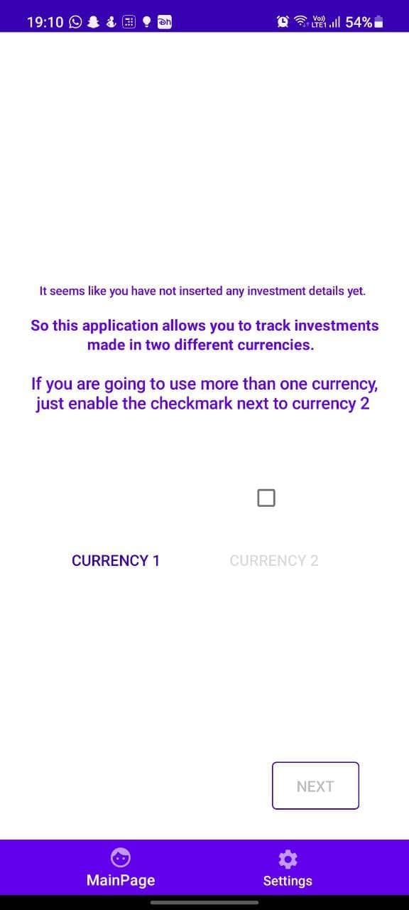 Скриншот 1 — Plutus - Investment Tracker