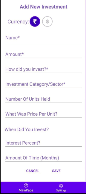 Скриншот 8 — Plutus - Investment Tracker
