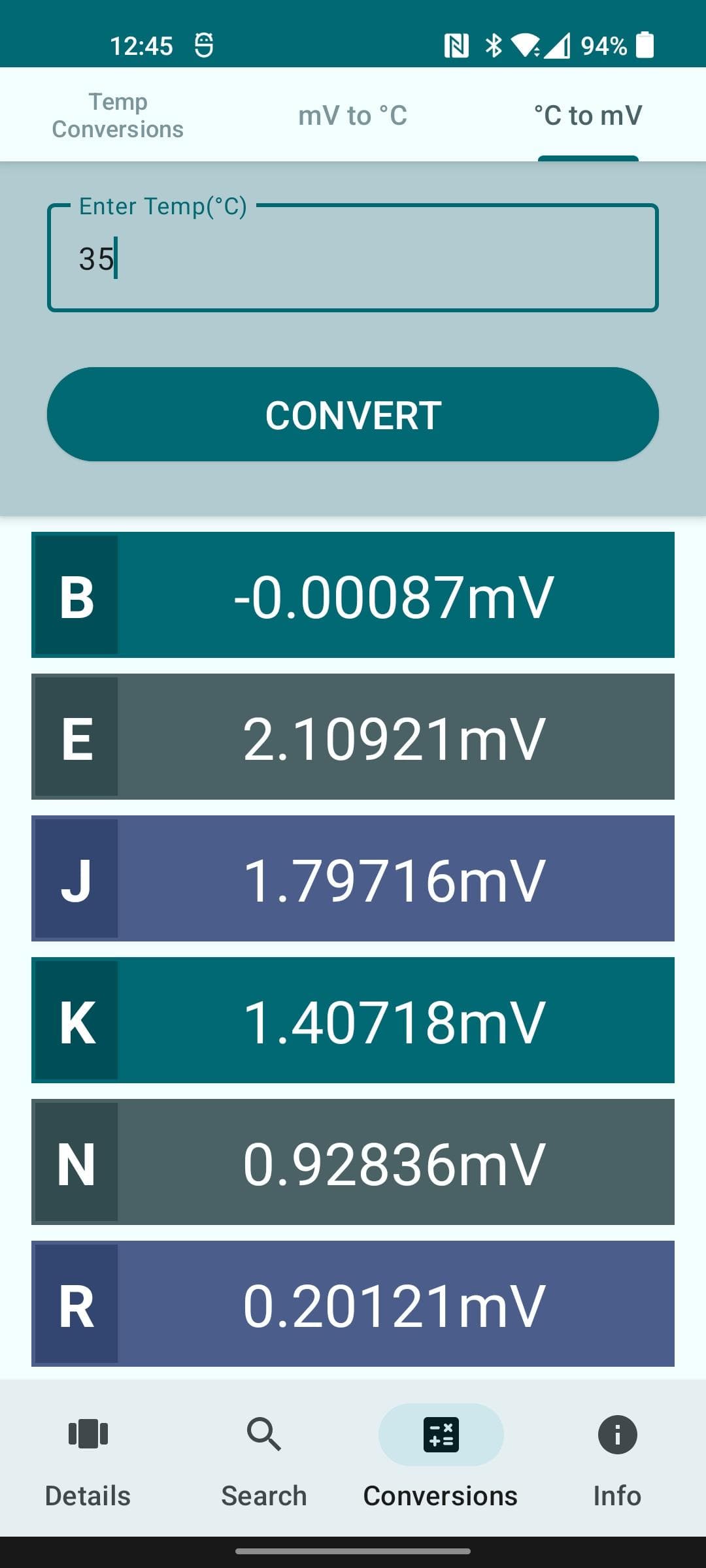 Скриншот 1 — Thermocouples