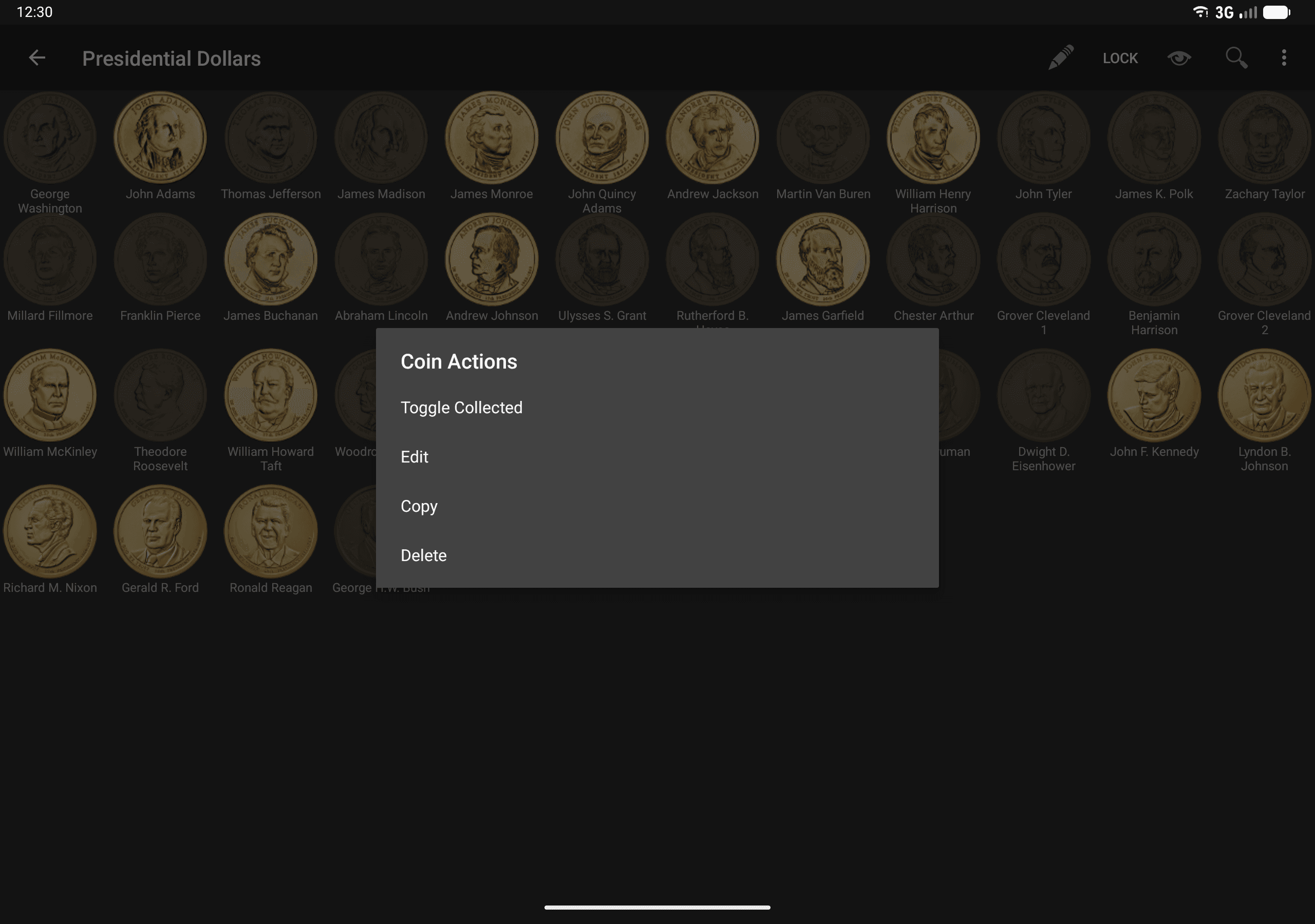 Скриншот 1 — Coin Collection