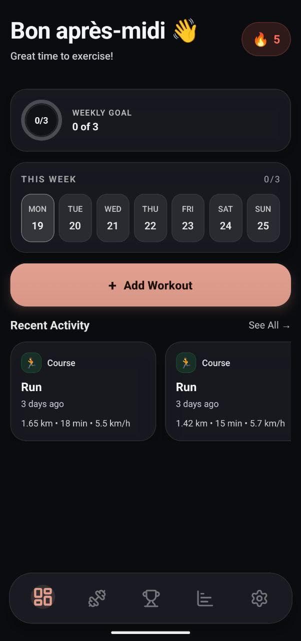 Скриншот 1 — Spix - Privacy Fitness Tracker