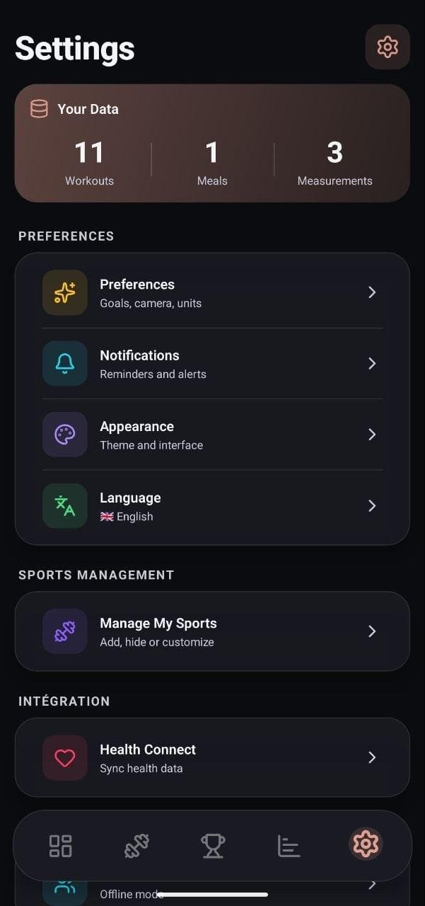 Скриншот 4 — Spix - Privacy Fitness Tracker