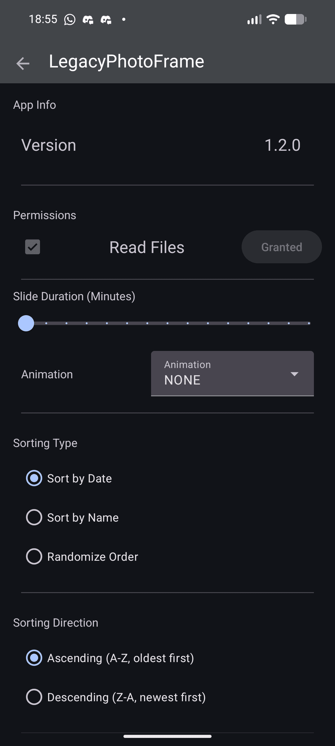 Скриншот 3 — LegacyPhotoFrame
