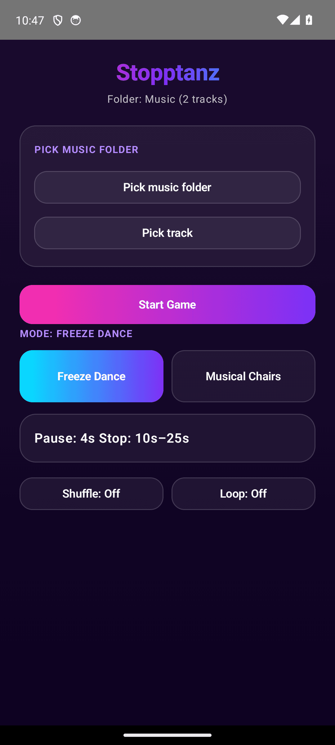 Скриншот 1 — Stopptanz