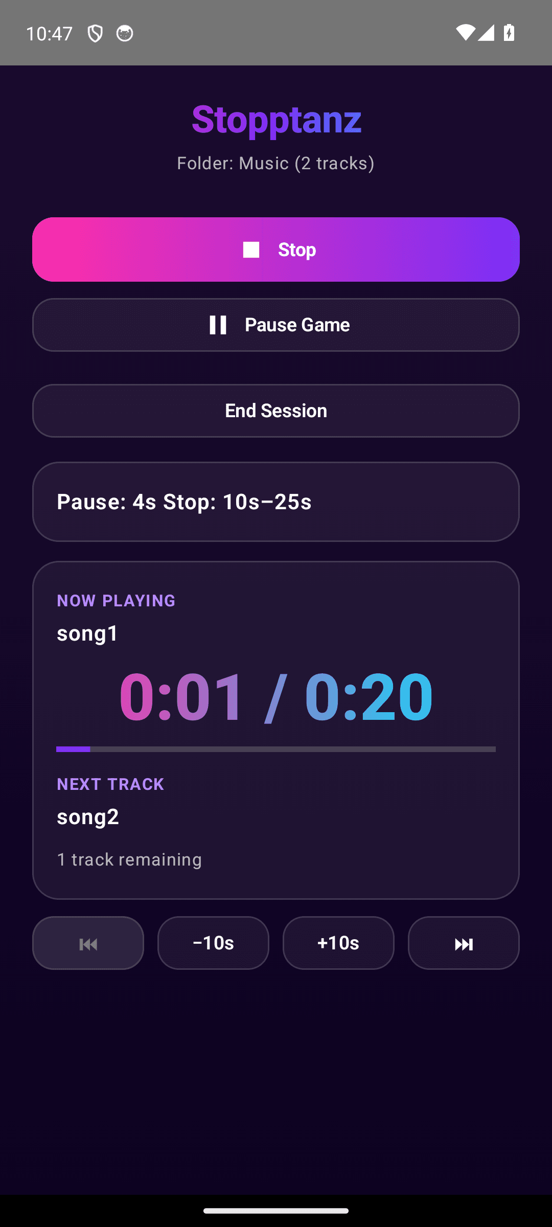 Скриншот 3 — Stopptanz