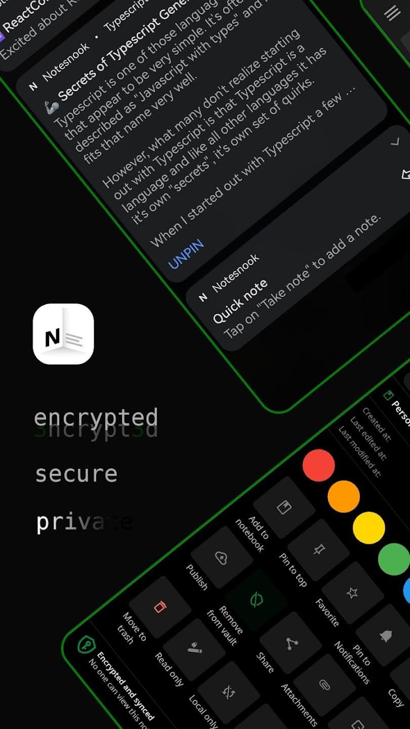 Скриншот 6 — Notesnook - Private notes app