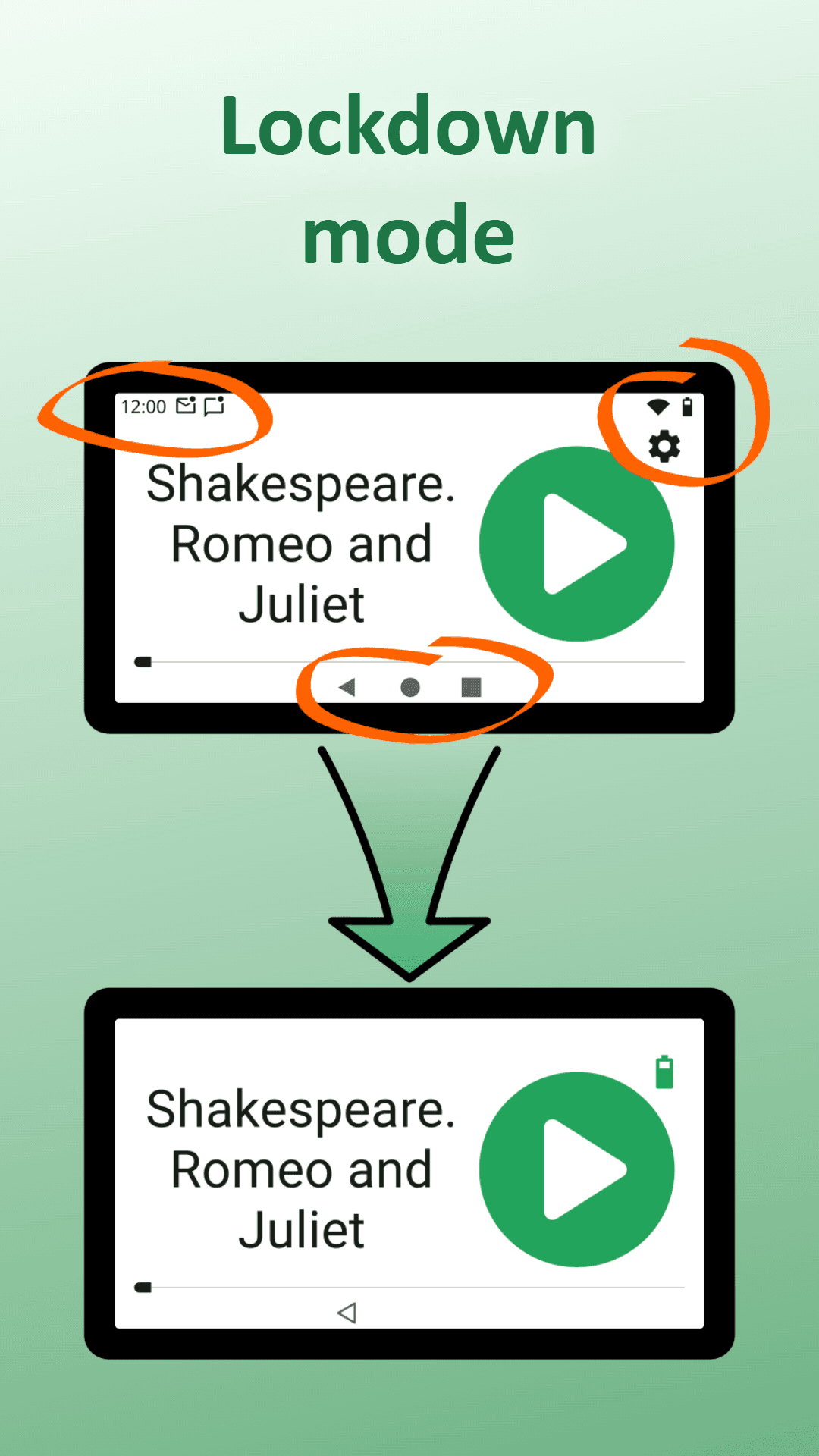 Скриншот 4 — Homer Audio Player for Seniors