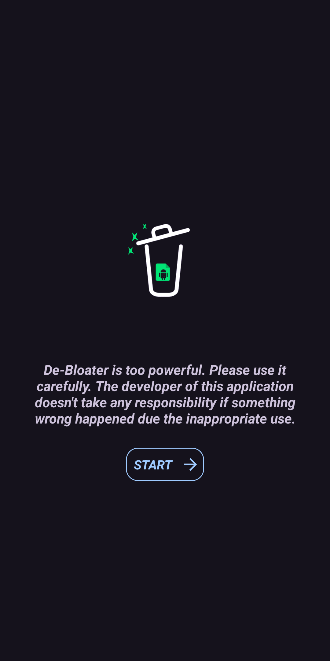 Скриншот 1 — De-Bloater