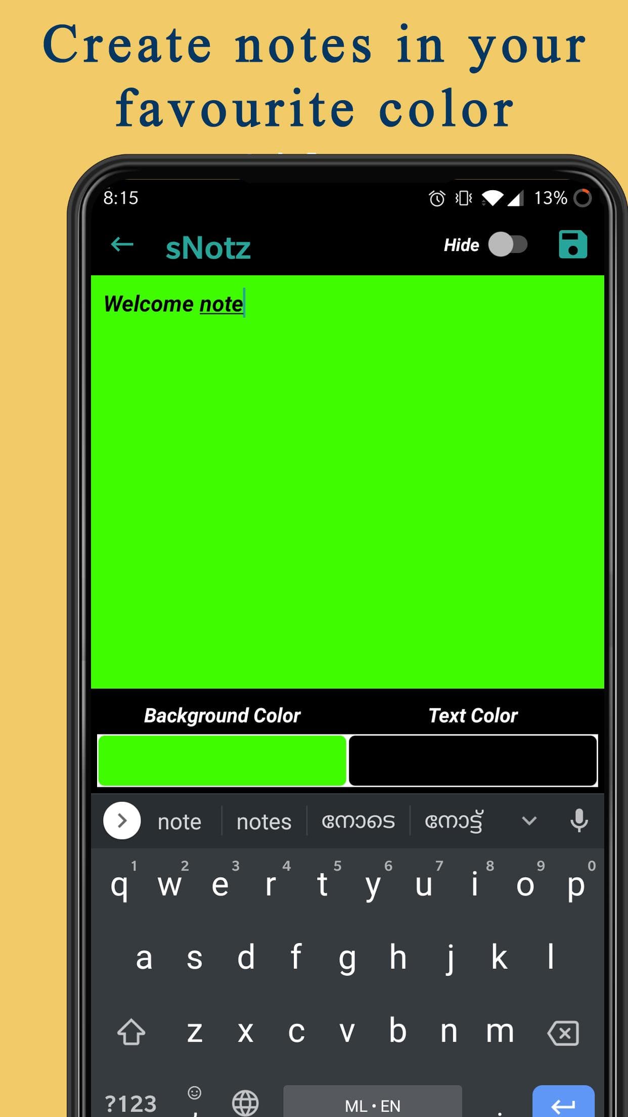 Скриншот 5 — sNotz