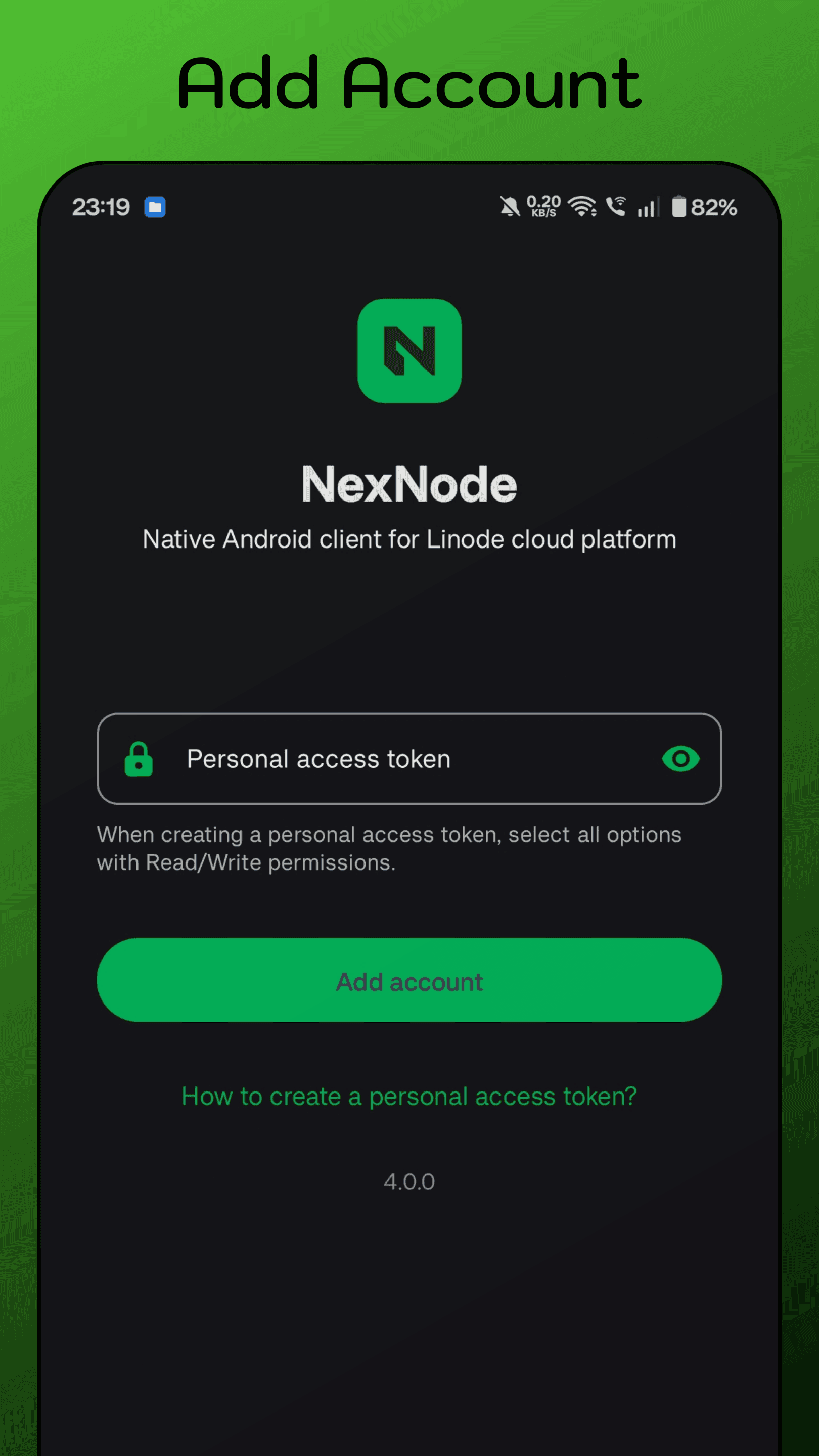 Скриншот 1 — NexNode for Linode Cloud