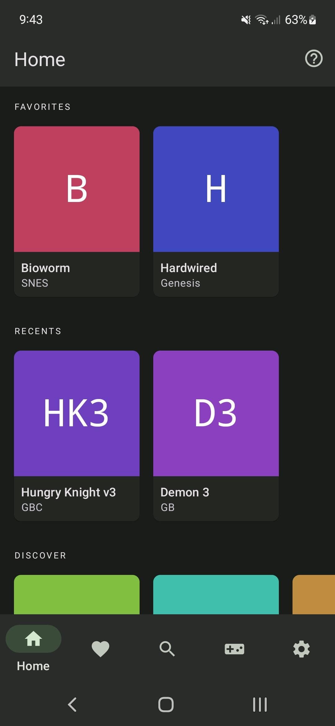Скриншот 1 — Lemuroid