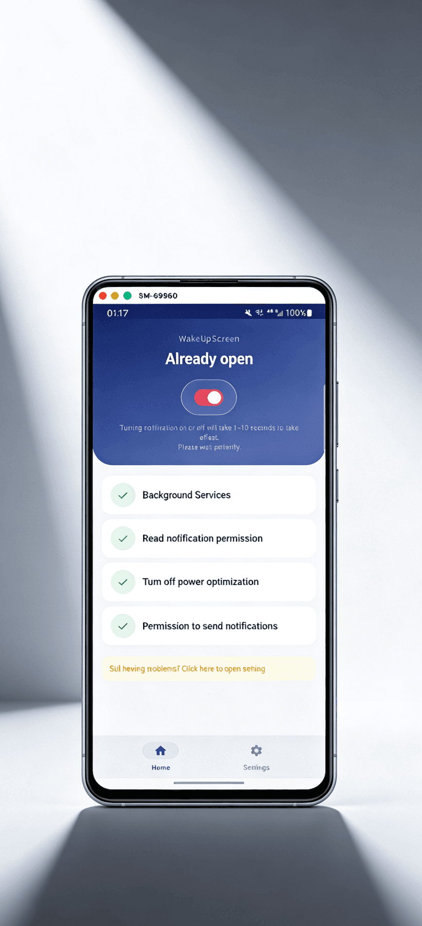Скриншот 1 — WakeUpScreen