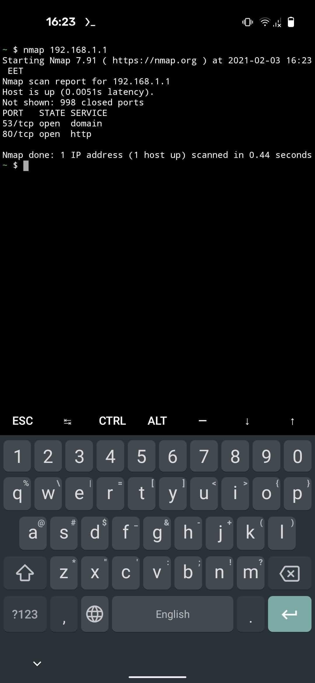 Скриншот 3 — Termux