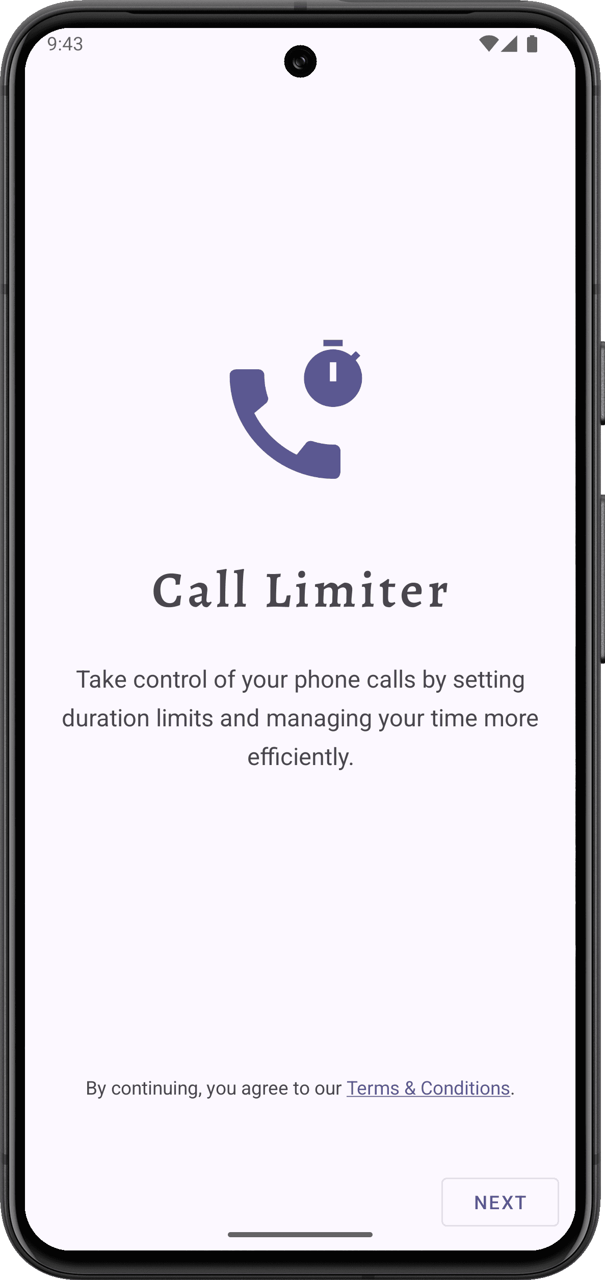 Скриншот 1 — Call Limiter