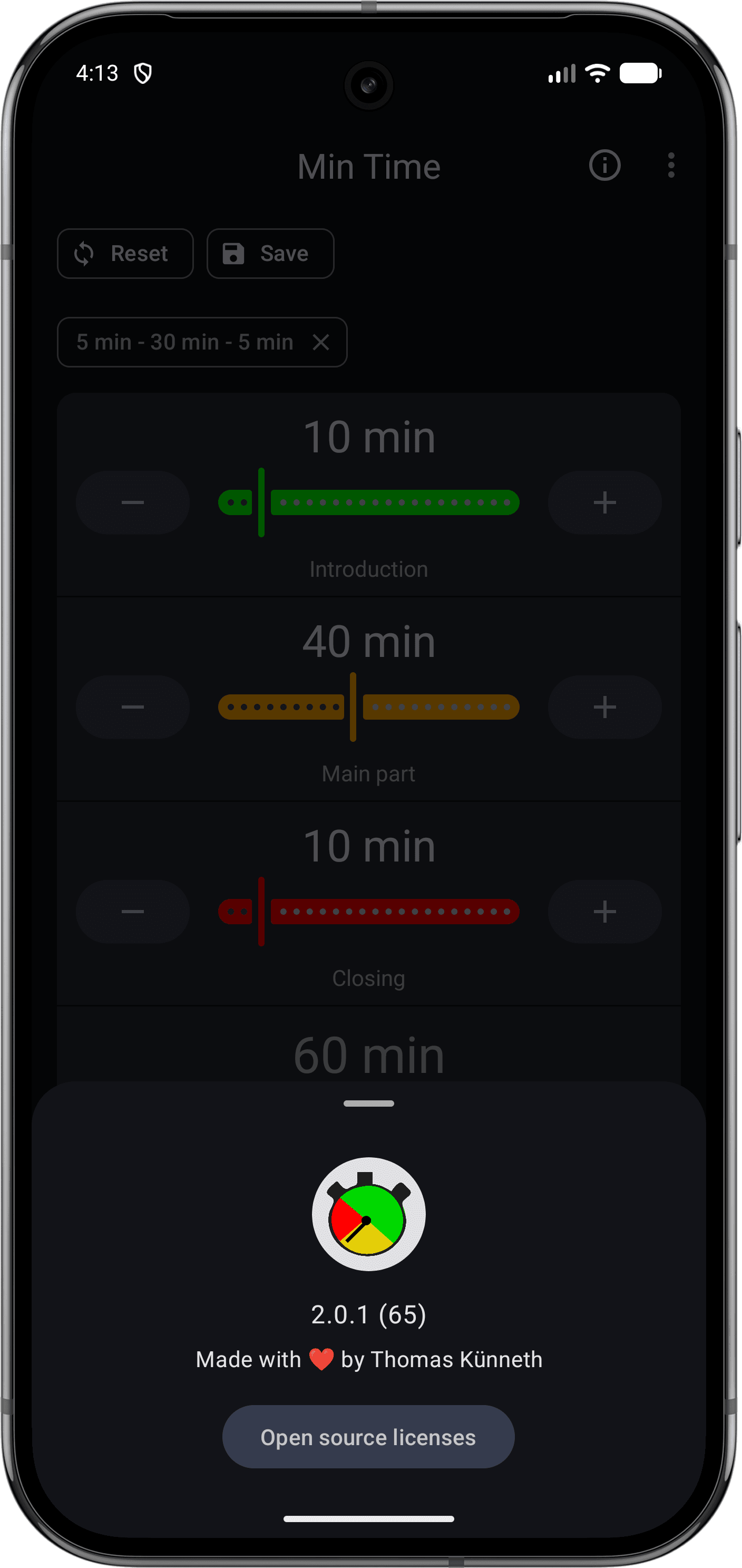 Скриншот 5 — Min Time