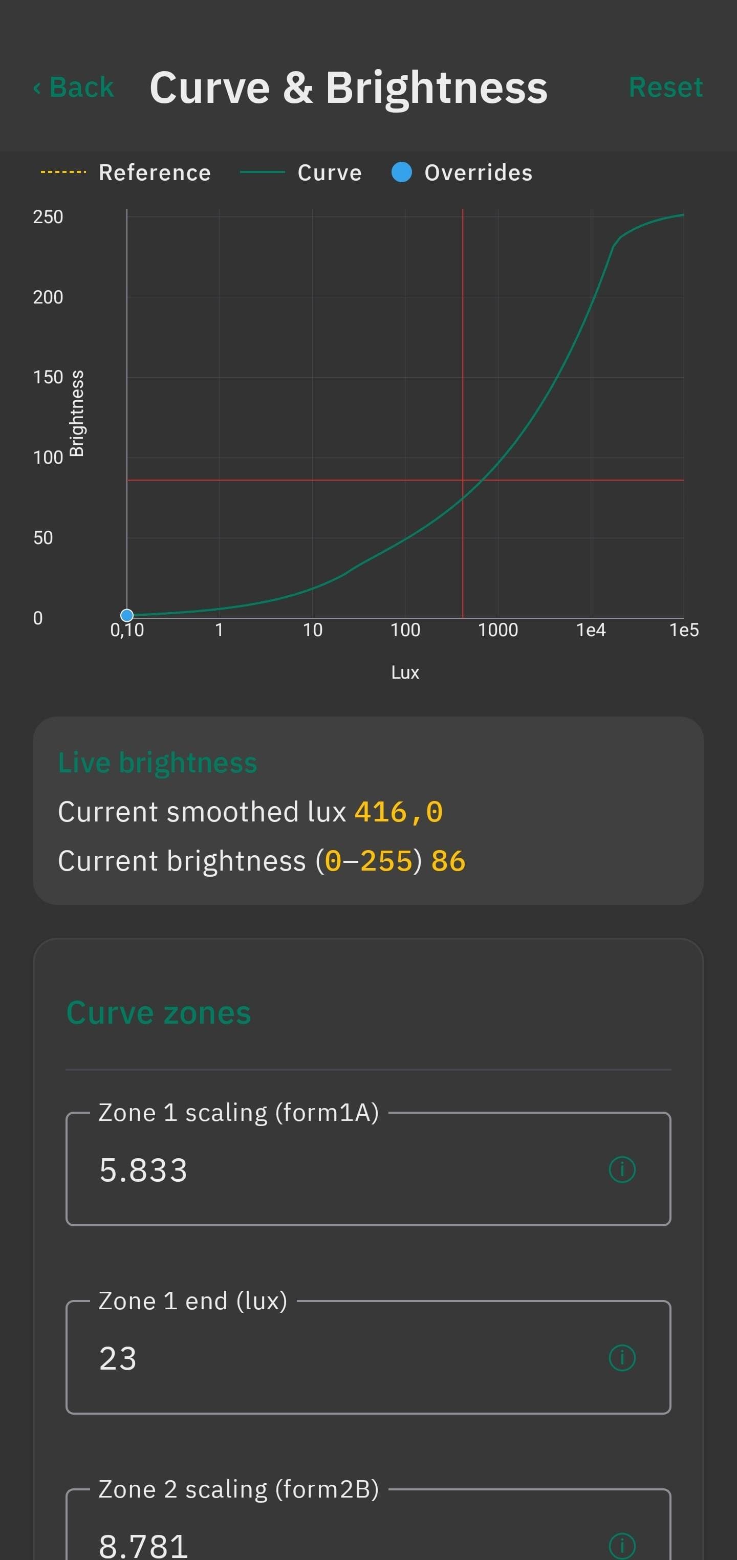 Скриншот 2 — Tideo Auto Brightness