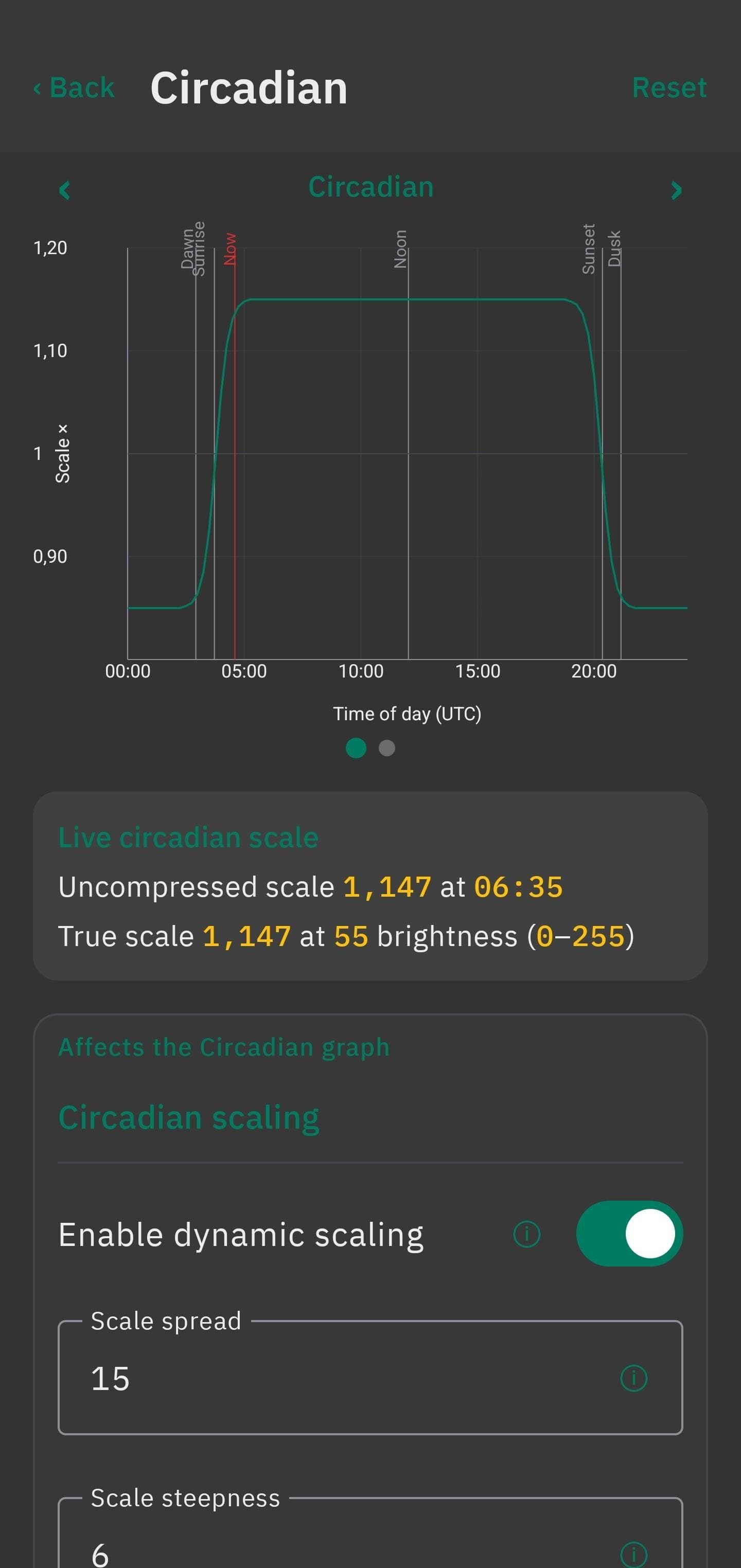 Скриншот 3 — Tideo Auto Brightness