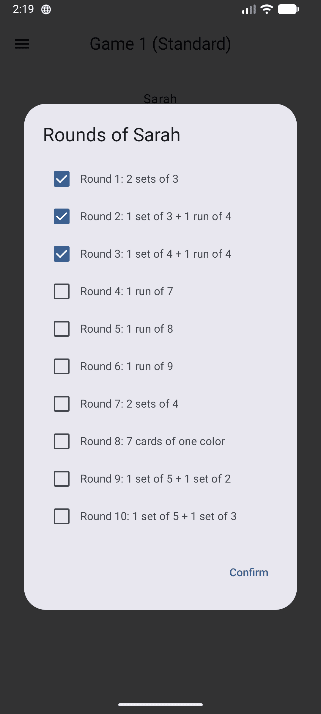 Скриншот 3 — Phase10Counter
