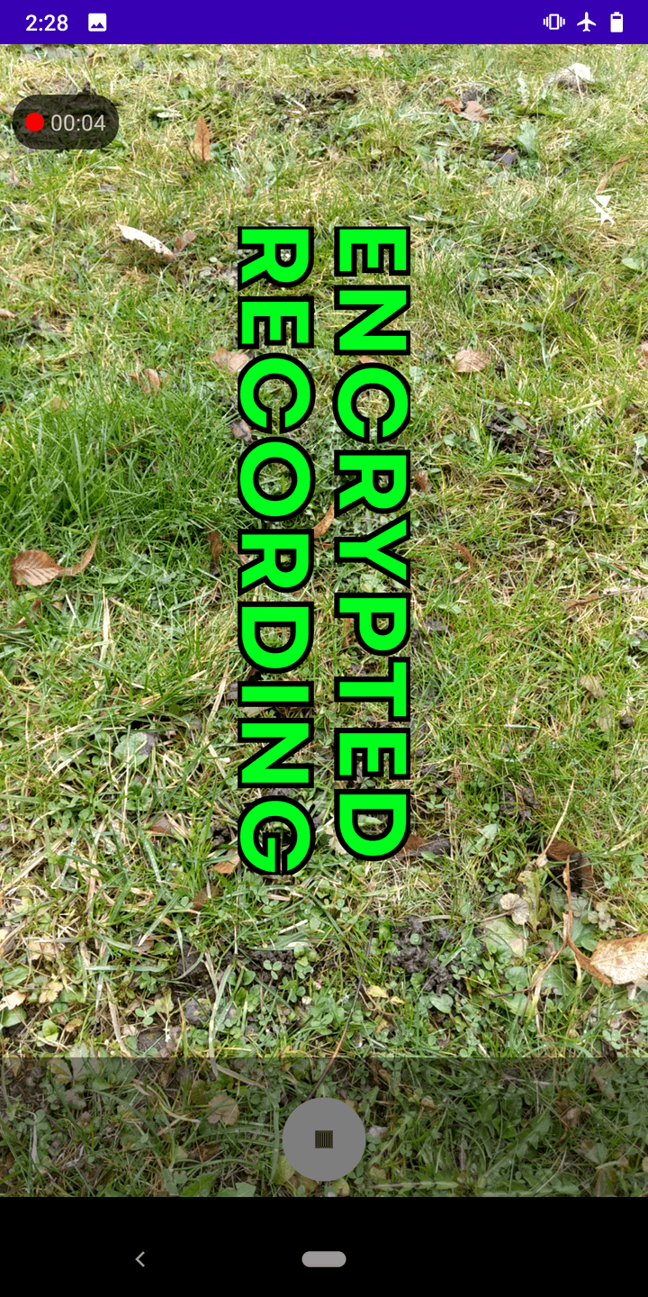 Скриншот 2 — Cryptocam - encrypting camera app