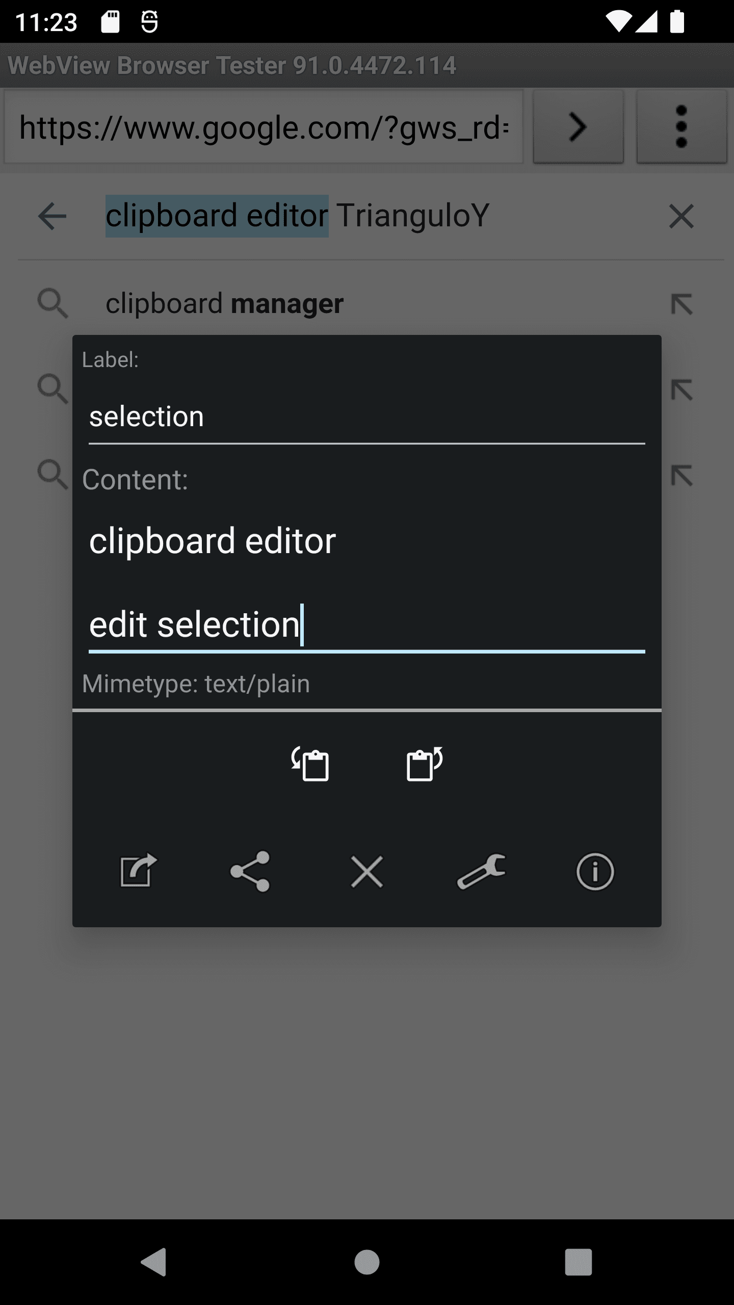 Скриншот 4 — Simple Clipboard Editor