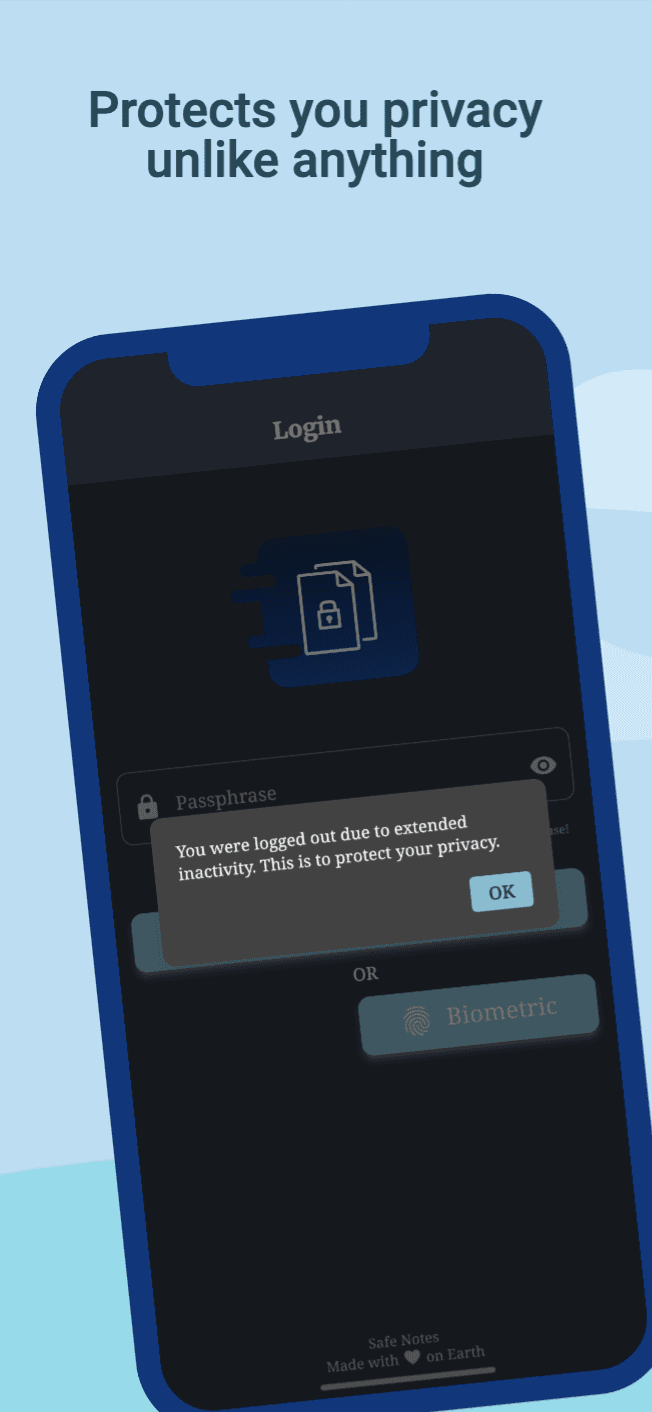 Скриншот 7 — Safe Notes - Encrypted Notepad