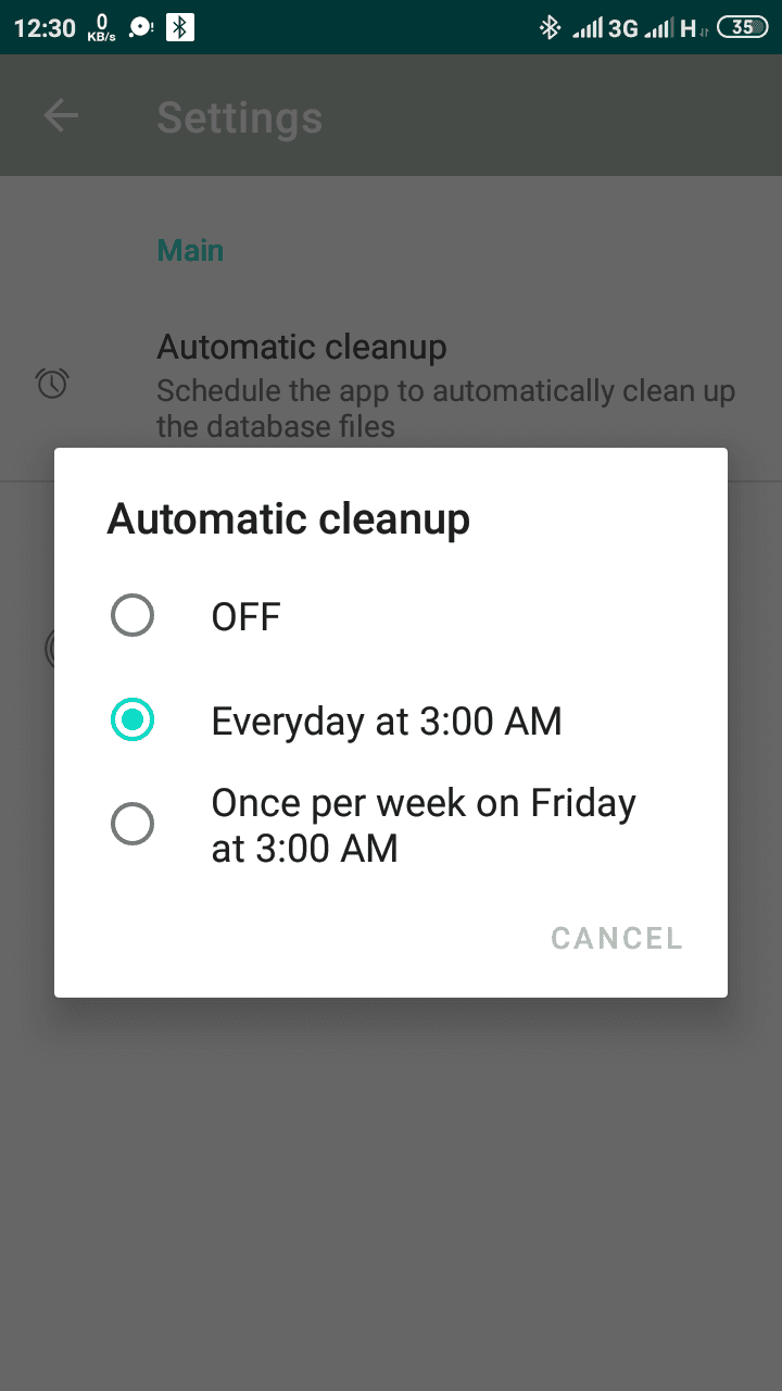 Скриншот 3 — DbCleaner for Whatsapp