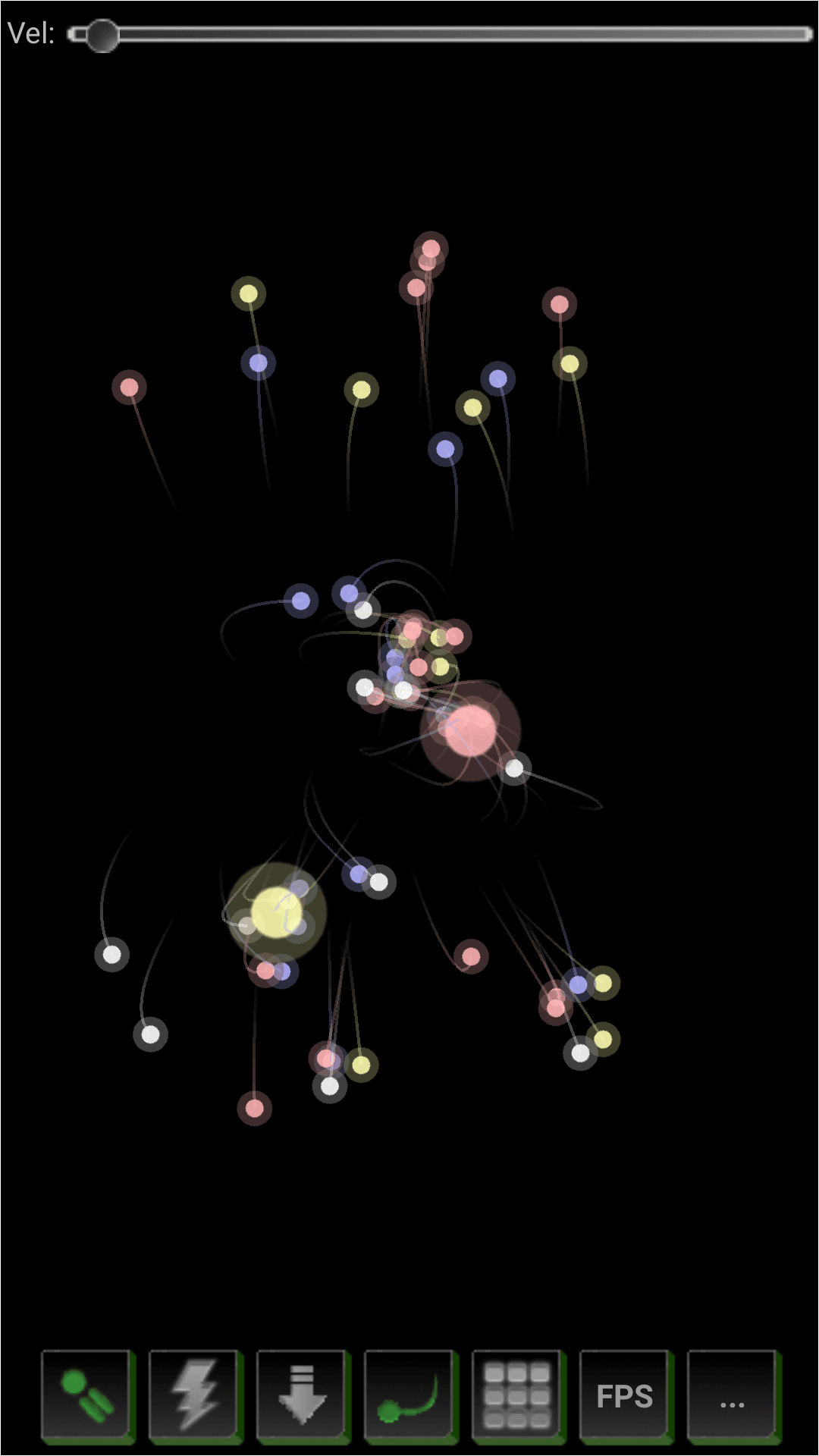 Скриншот 2 — Particle Physics Simulator