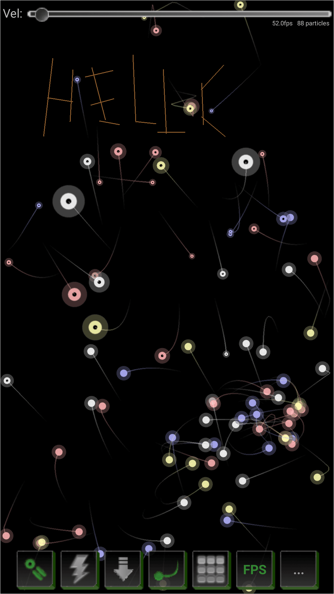 Скриншот 3 — Particle Physics Simulator