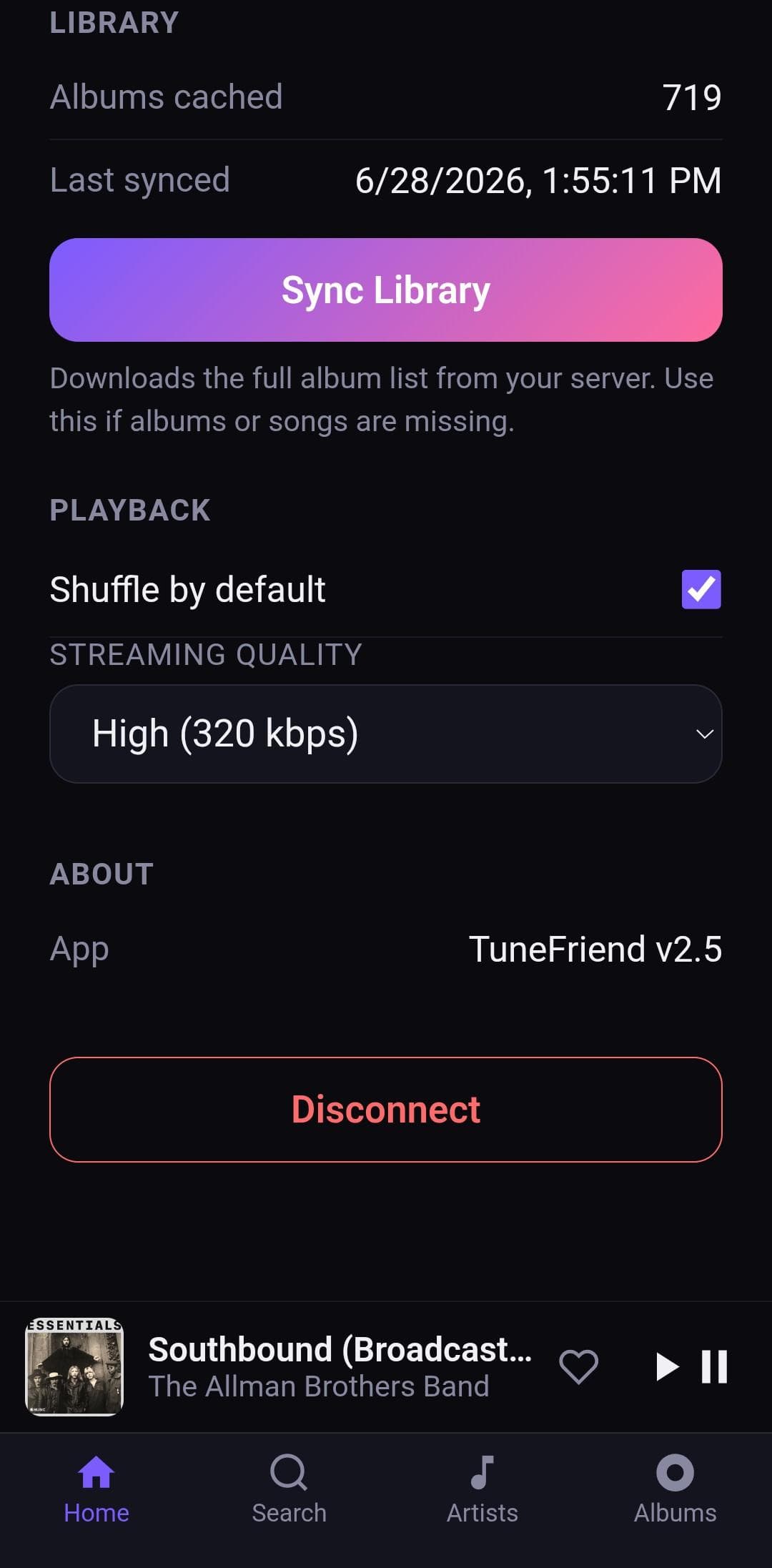 Скриншот 2 — TuneFriend