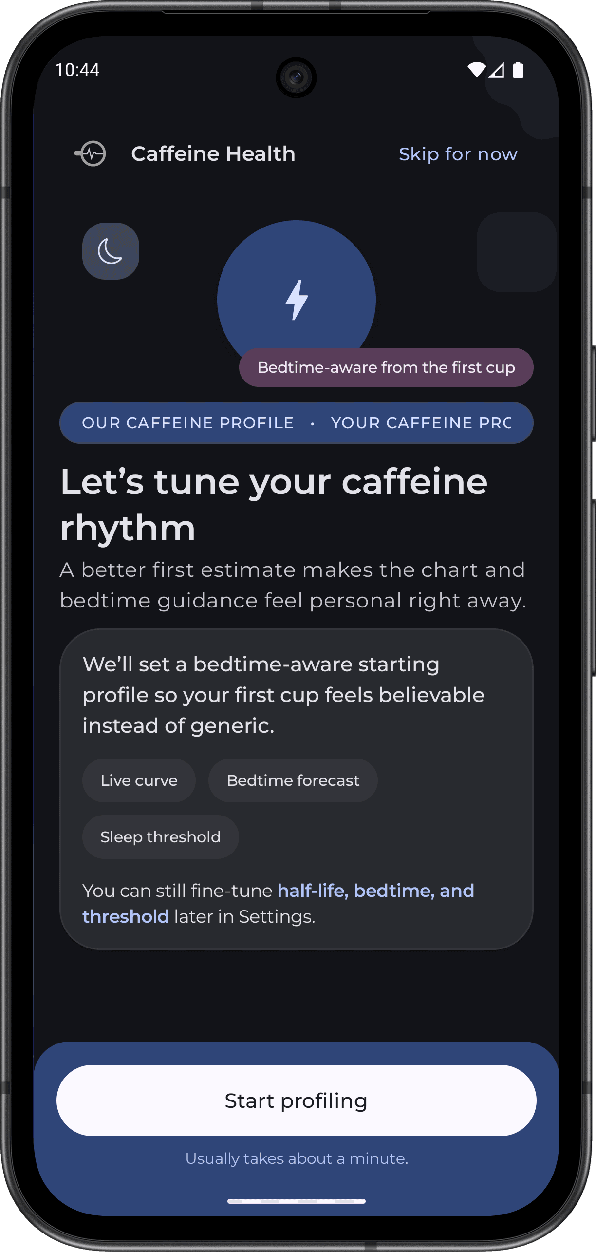 Скриншот 2 — Caffeine Health