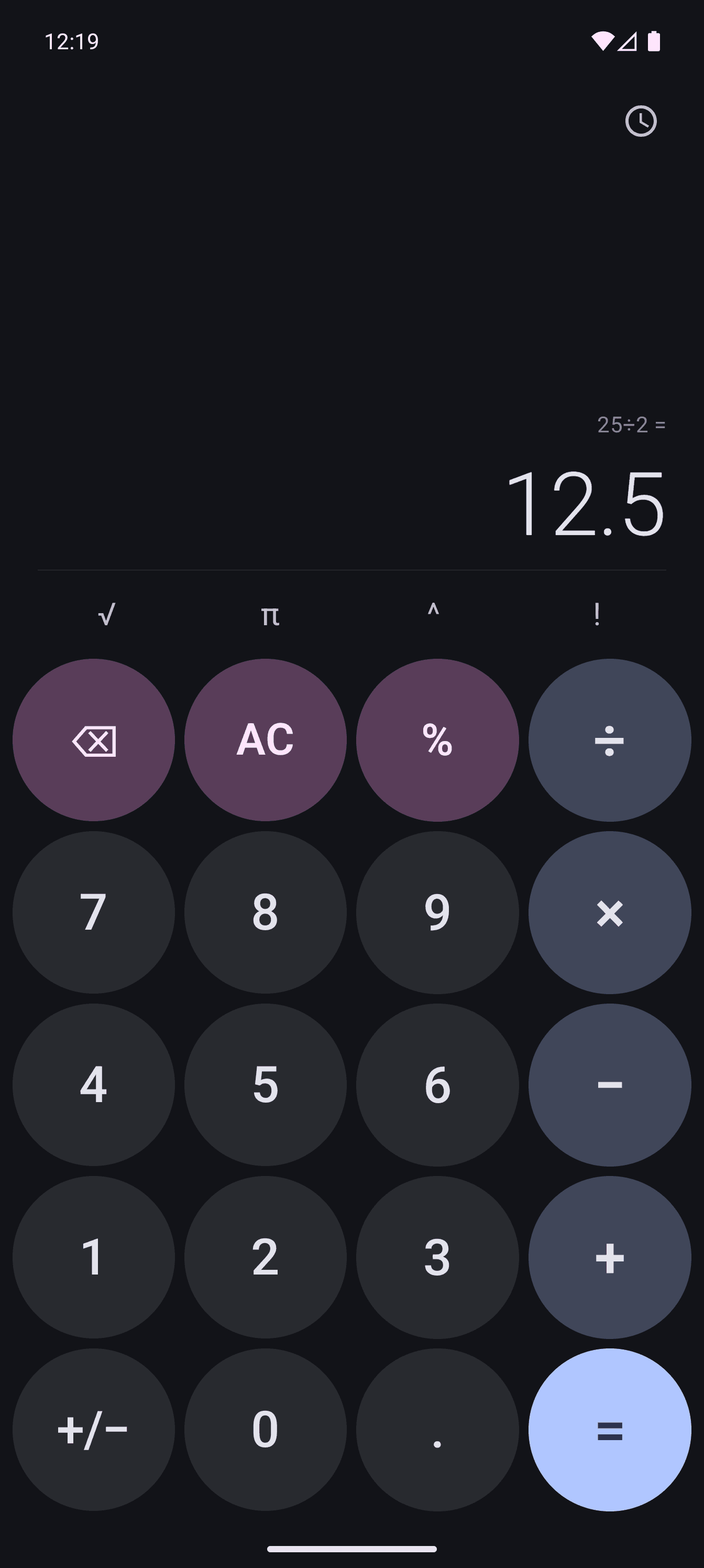 Скриншот 2 — Calculator M3