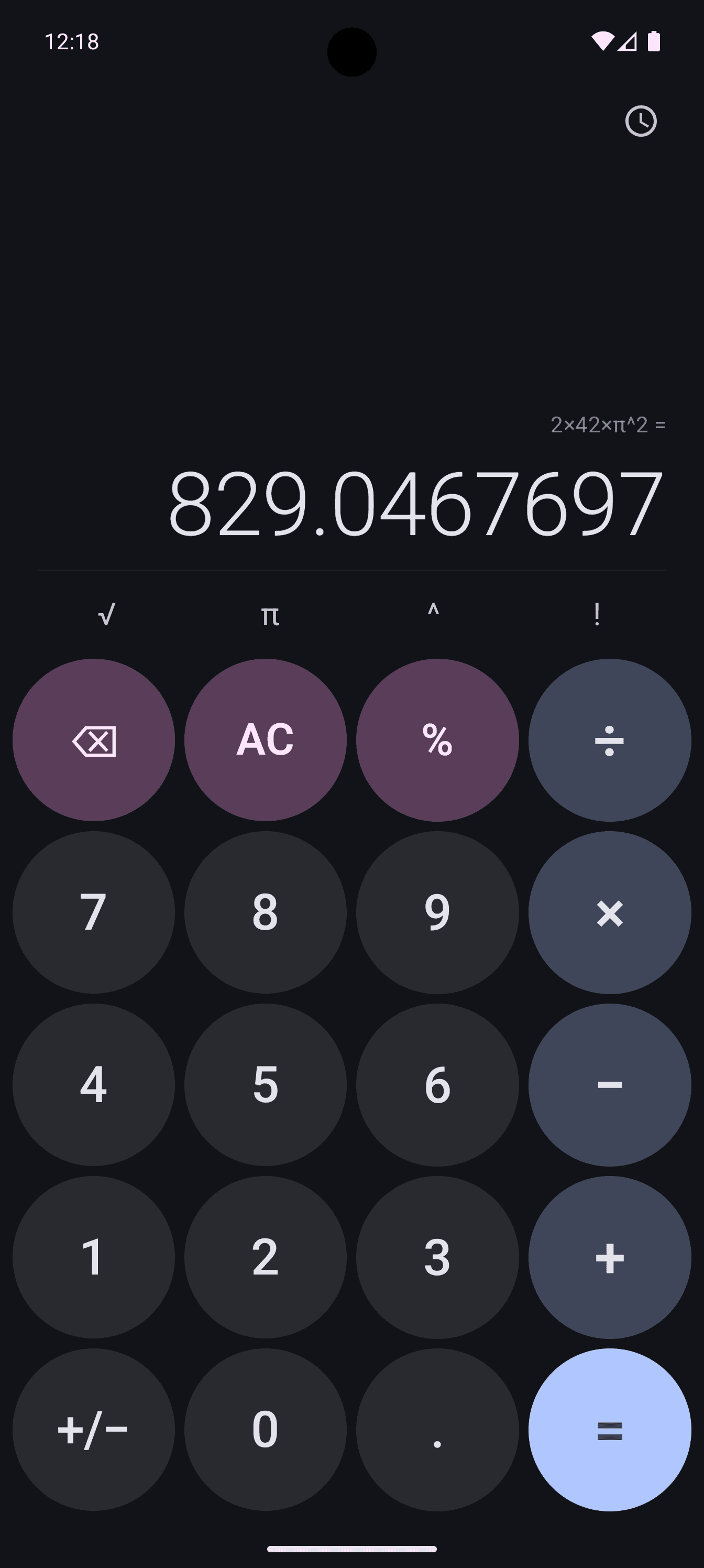 Скриншот 3 — Calculator M3